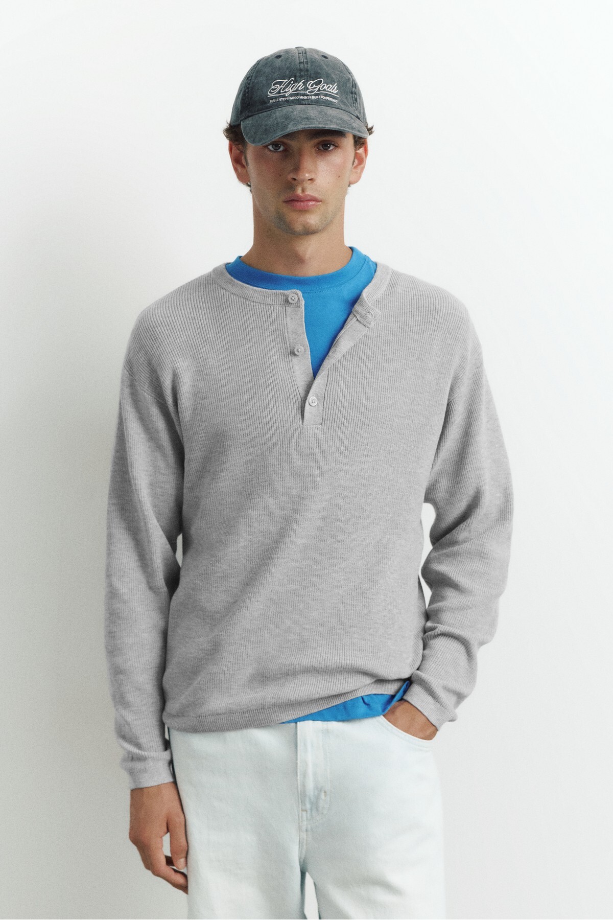 Henley yaka kazak