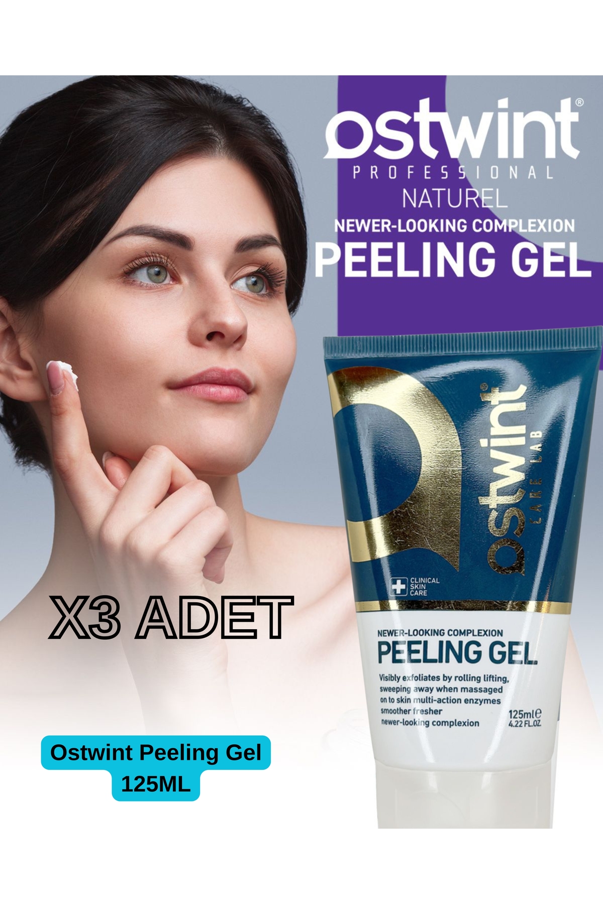 Ostwint Peeling Jel Klasik 125ML X3 ADET — OSTPEELİNGX3