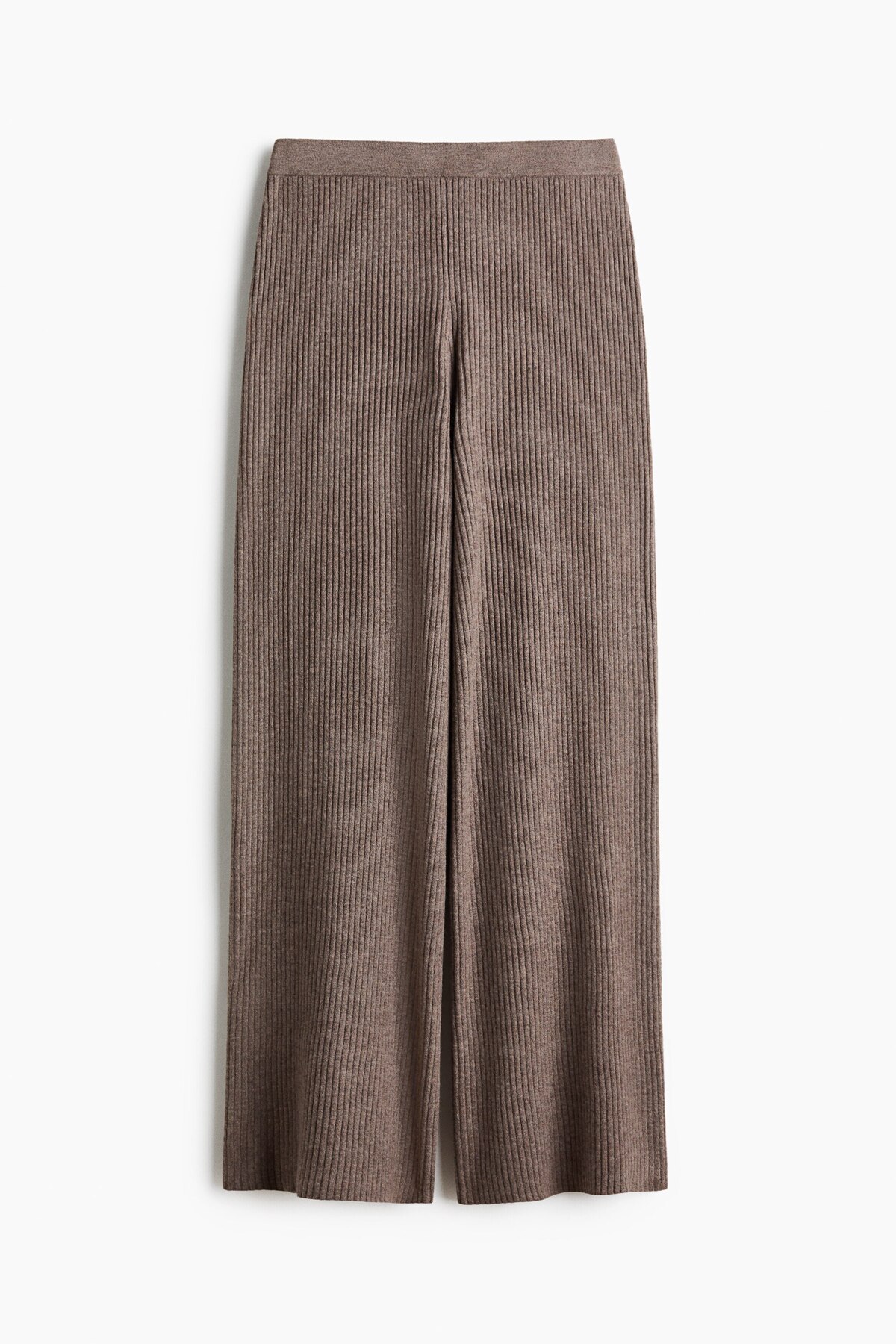 H&M Lastik Örgülü Geniş Pantolon görsel 4