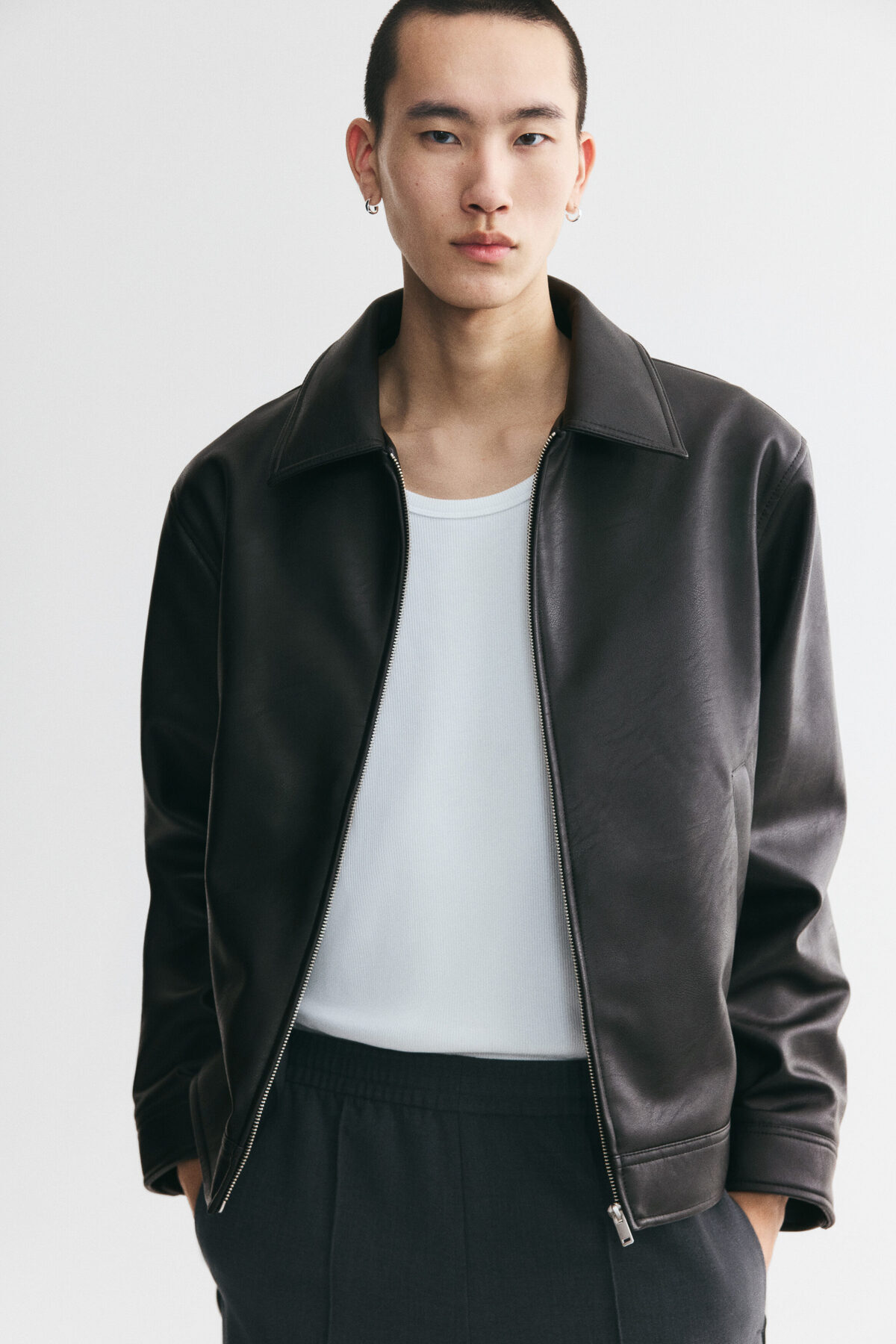 ژاکت یقه‌دار اچ اند ام کت H&M