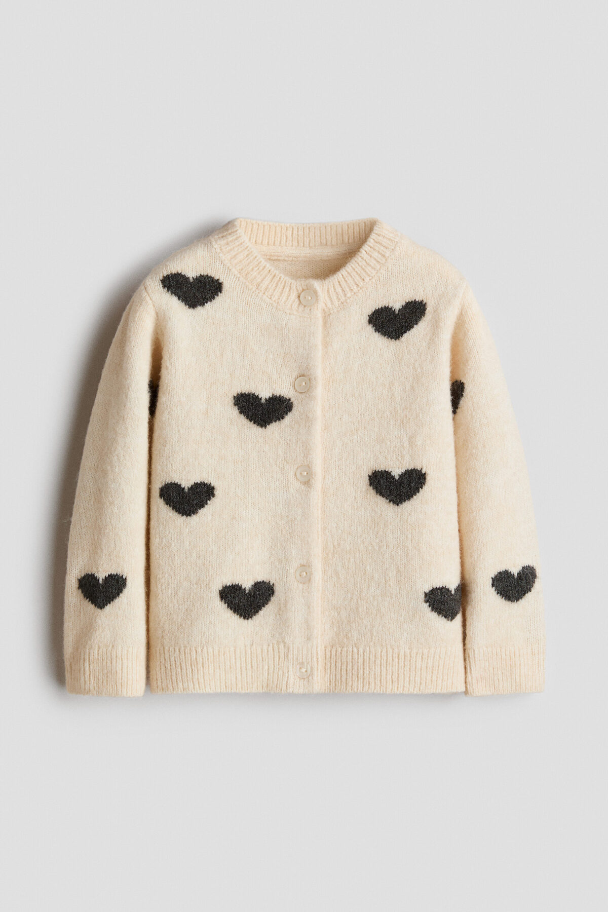 ژاکت کش باف پشمی طرح دار اچ اند ام ژاکت کشی H&M