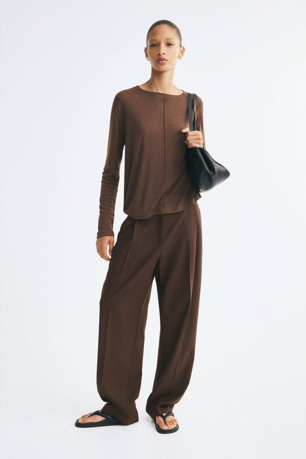 H&M Barrel Paçalı Şık Pantolon görsel 2