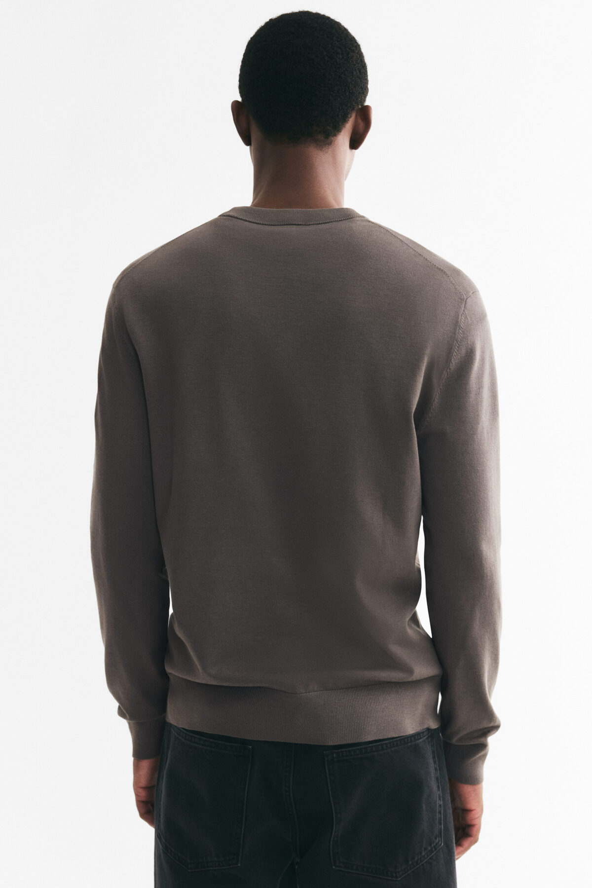 H&M İnce Triko Kazak Regular Fit görsel 5