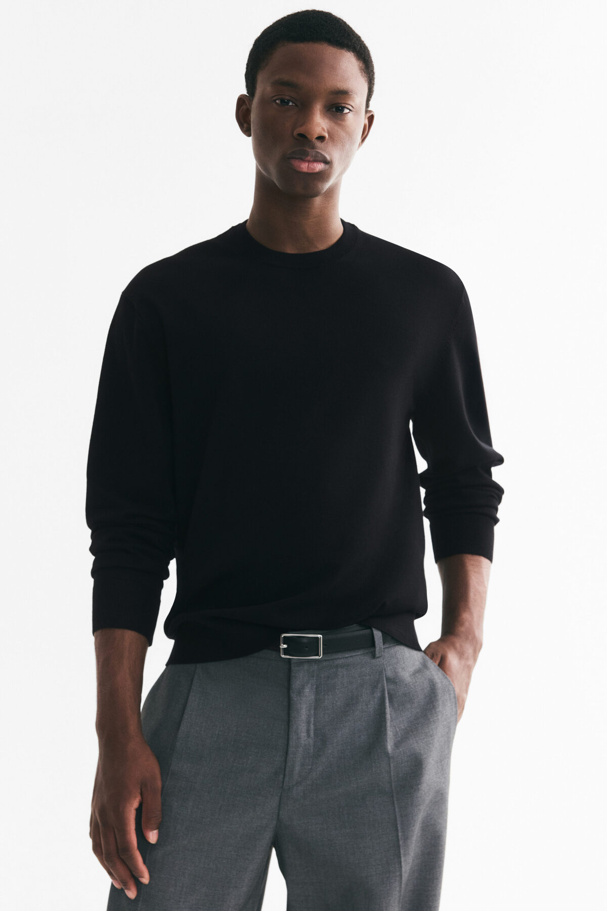 H&M İnce Triko Kazak Regular Fit