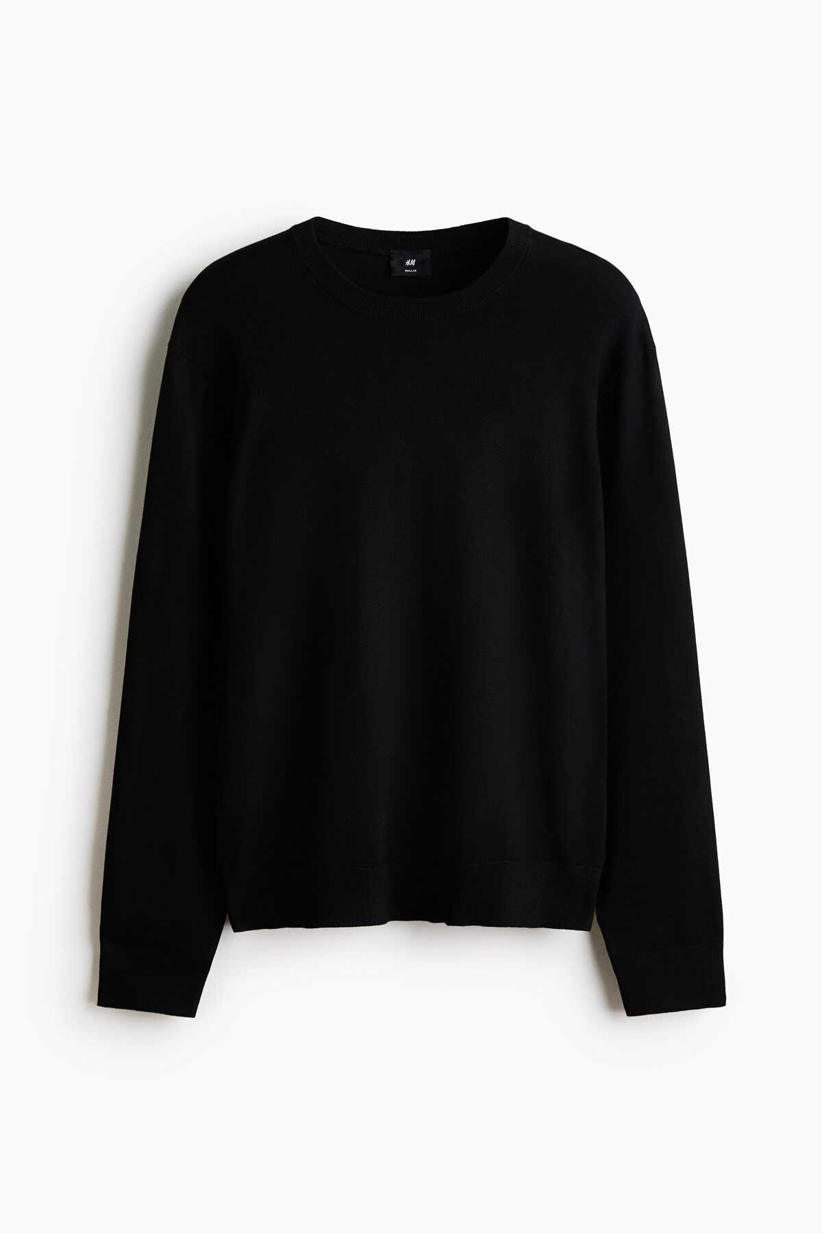 H&M İnce Triko Kazak Regular Fit görsel 4