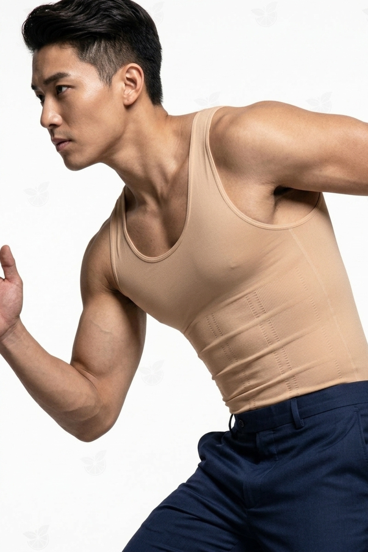 elilom Erkek Shapewear Atlet - Göbek ve Göğüs Toparlayıcı, Dik Duruş Destekli Fit Korse Atlet görsel 5
