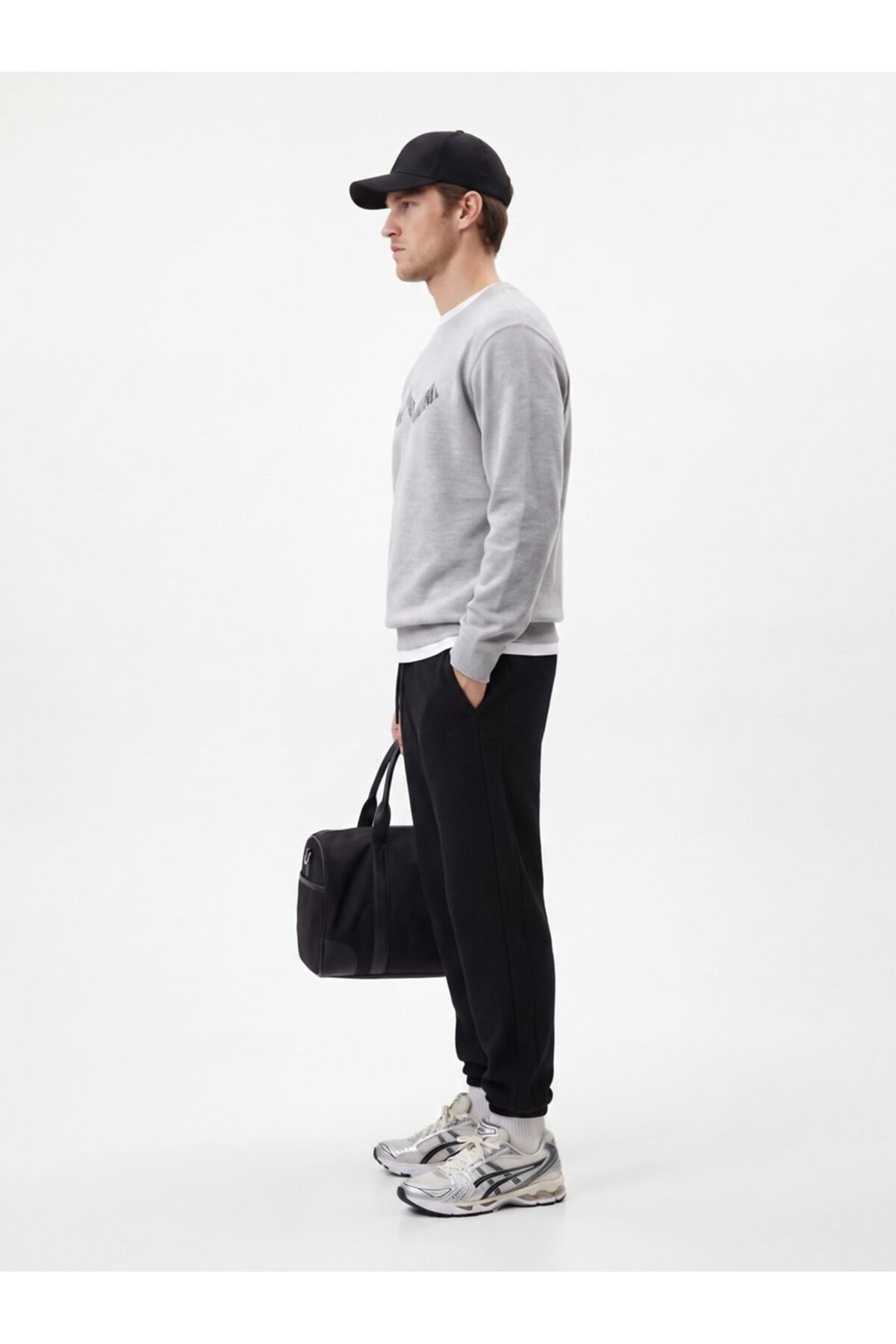Ltb Regular Fit Basic Siyah Eşofman görsel 3