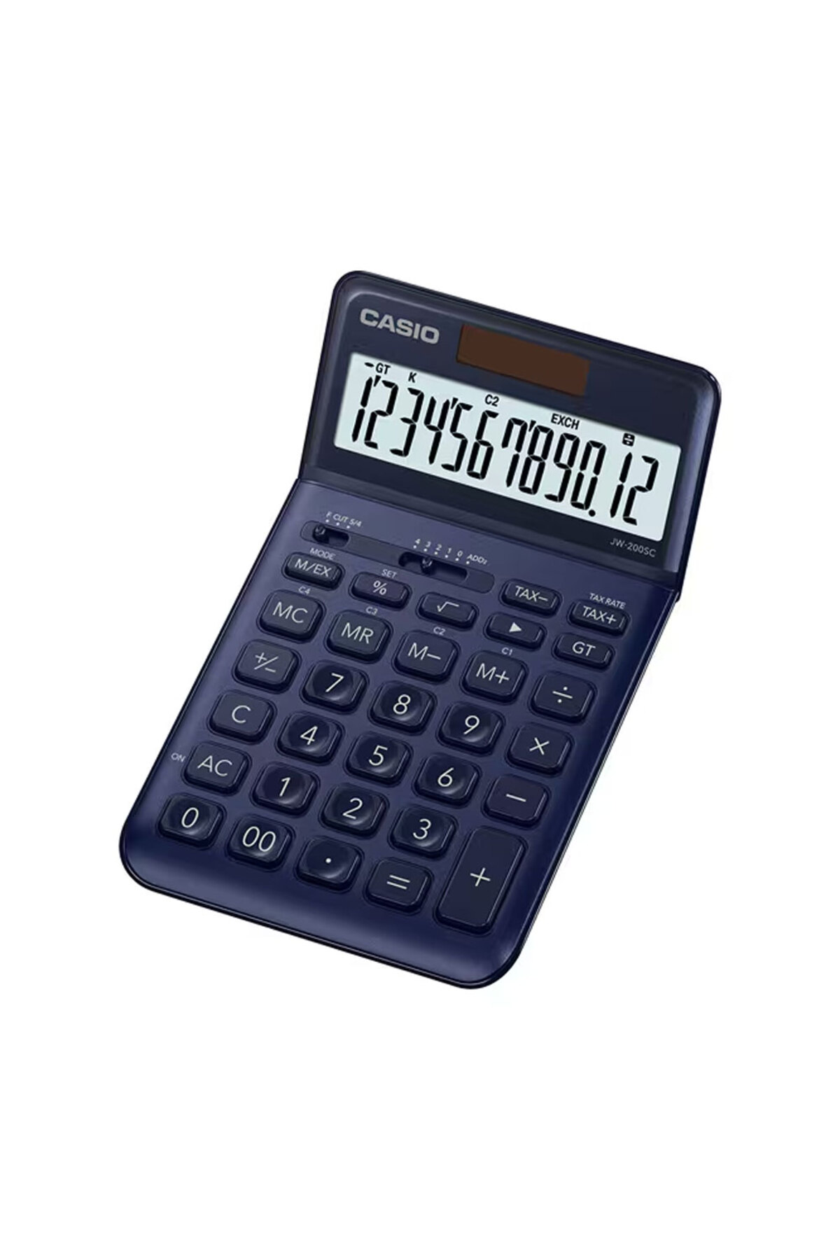 Casio Masaüstü 12 Haneli Hesap Makinesi Lacivert JW-200SC-NY