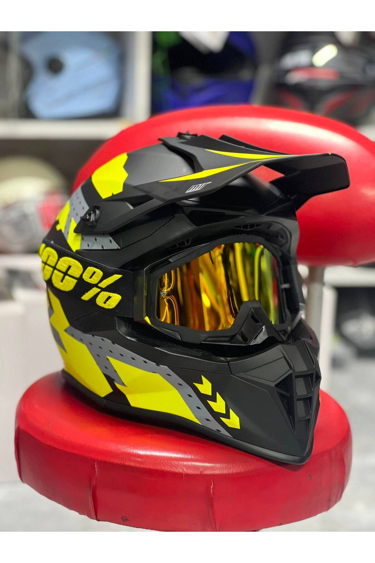 MTS prohelmet enduro cross motosiklet kaskı ( orijinal )