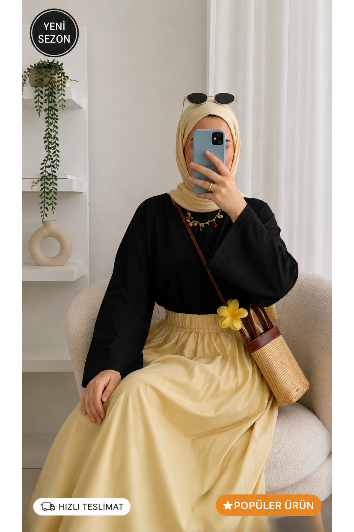 SafaButik Siyah Bluz görsel 2