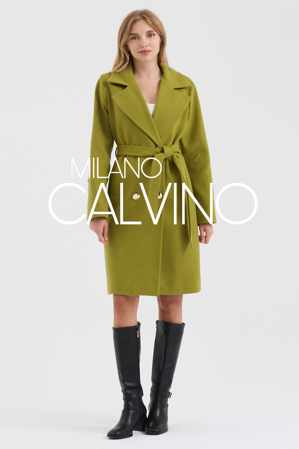 Milano Calvino ESSENTIALS CLASSIC COAT - KAŞMİR DOKULU KLASİK PALTO