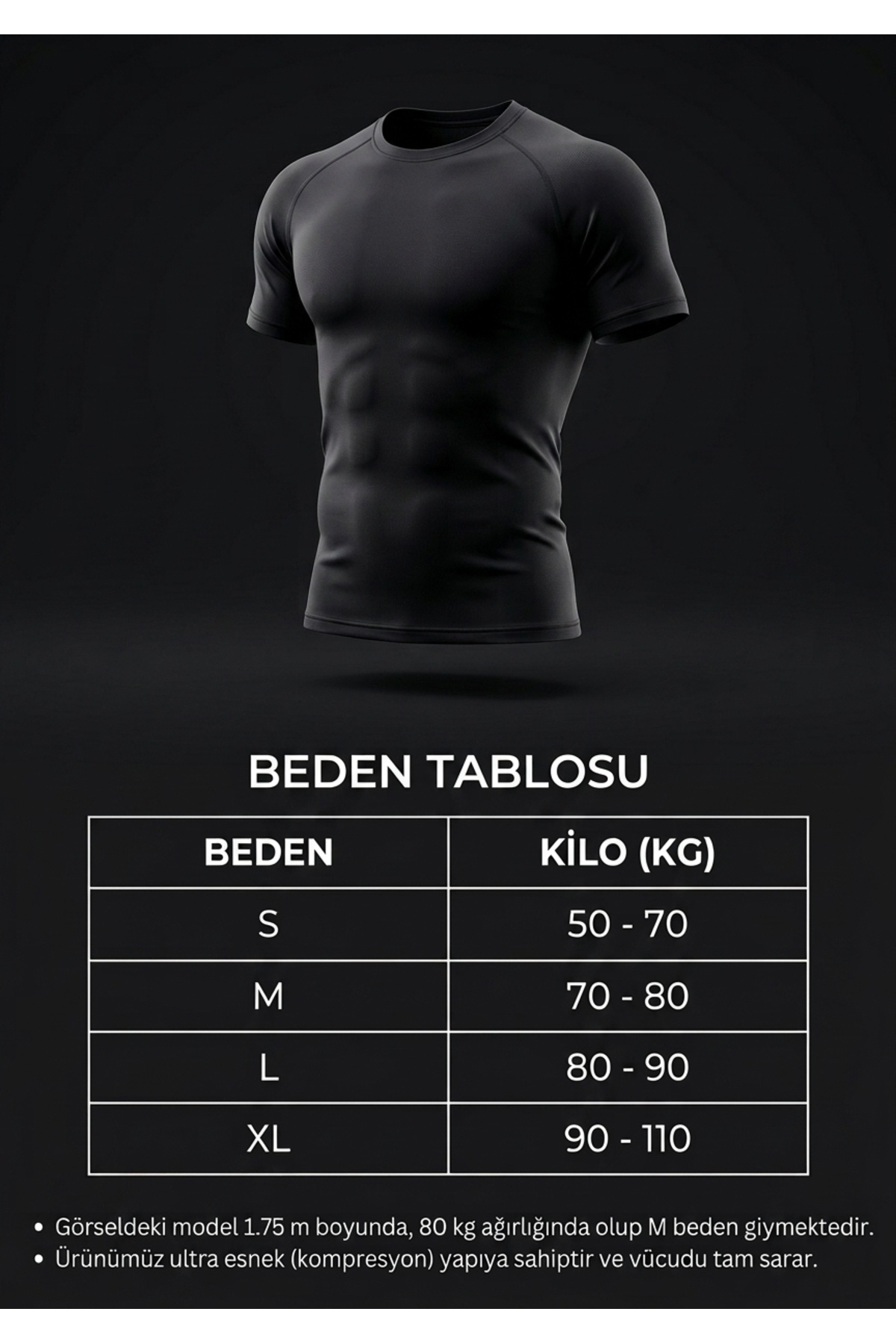 Sapeur 3'lü Paket Erkek Premium Raglan Dikişli Compression Tişört - Ultra Esnek ve Nefes Alan görsel 7