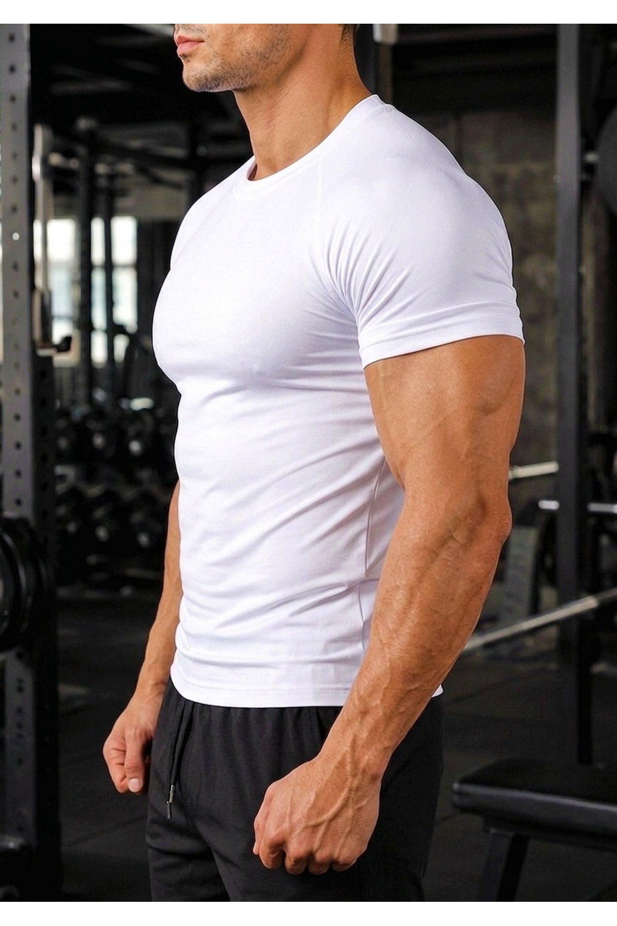 Sapeur 3'lü Paket Erkek Premium Raglan Dikişli Compression Tişört - Ultra Esnek ve Nefes Alan görsel 5