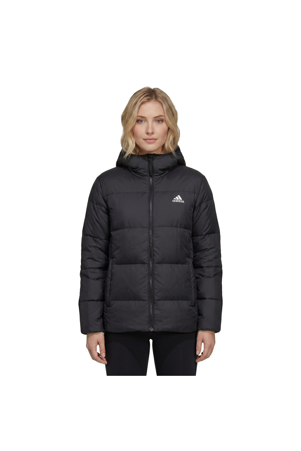adidas D11 Big Baffle H14172 Kadın Mont Siyah