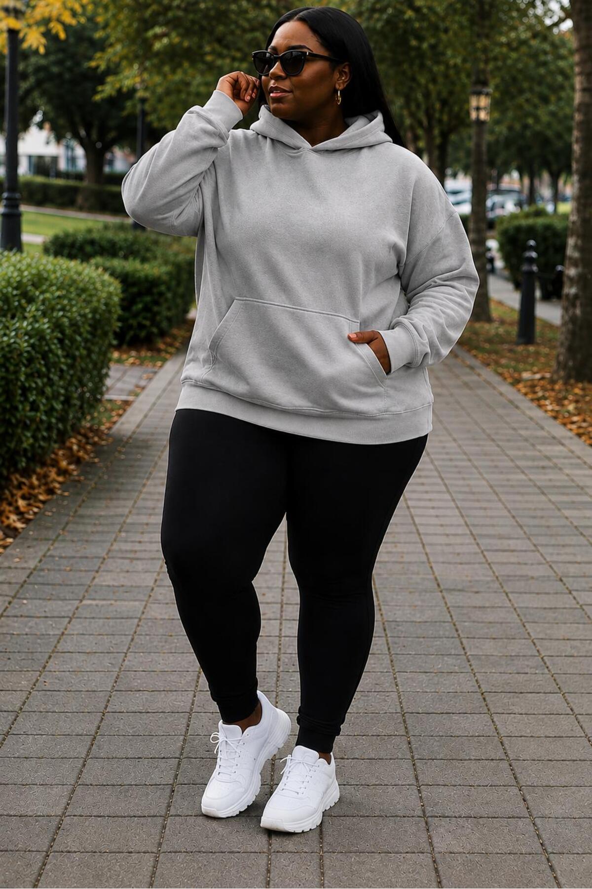 belissia Kapüşonlu Battal Sweatshirt