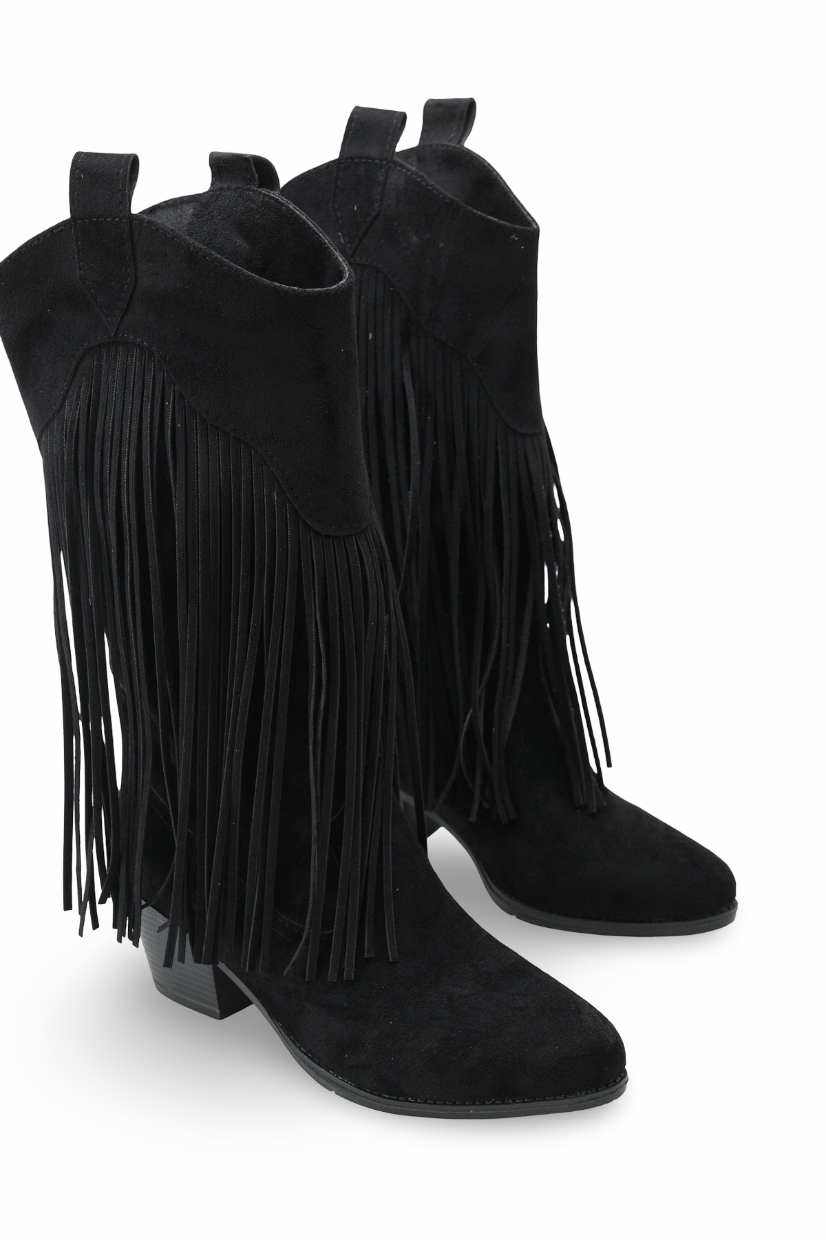 Riccon Phoebe Diva Kadın Püsküllü Western Çizme 0012897