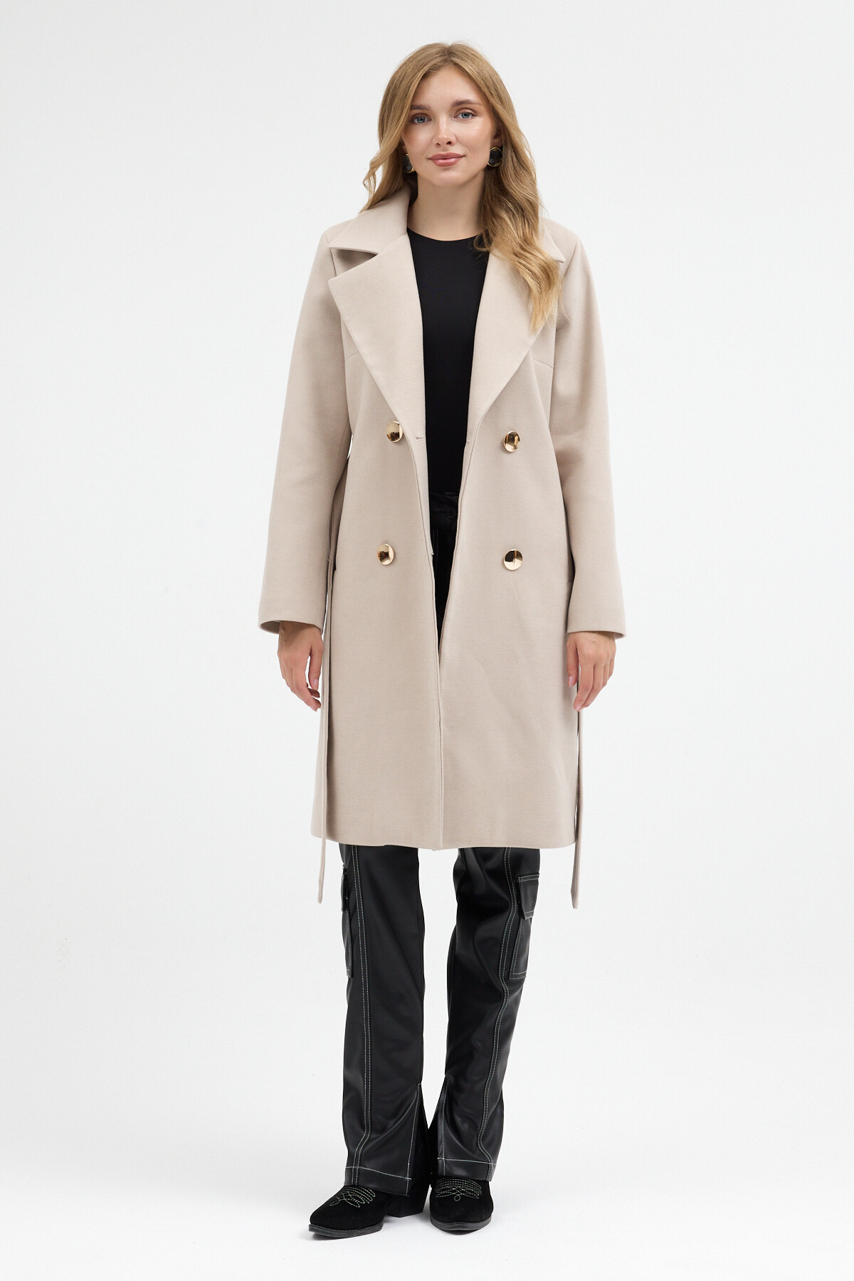 Milano Calvino ESSENTIALS CLASSIC COAT - KAŞMİR DOKULU KLASİK PALTO görsel 4