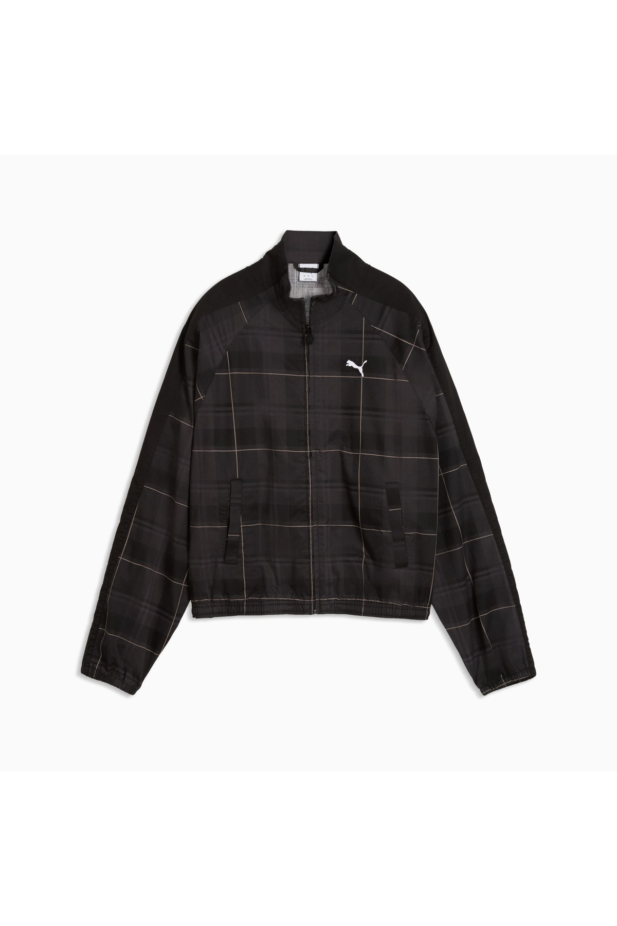 Puma T7 Tartan Kadın Siyah Ceket (636628-01) görsel 4