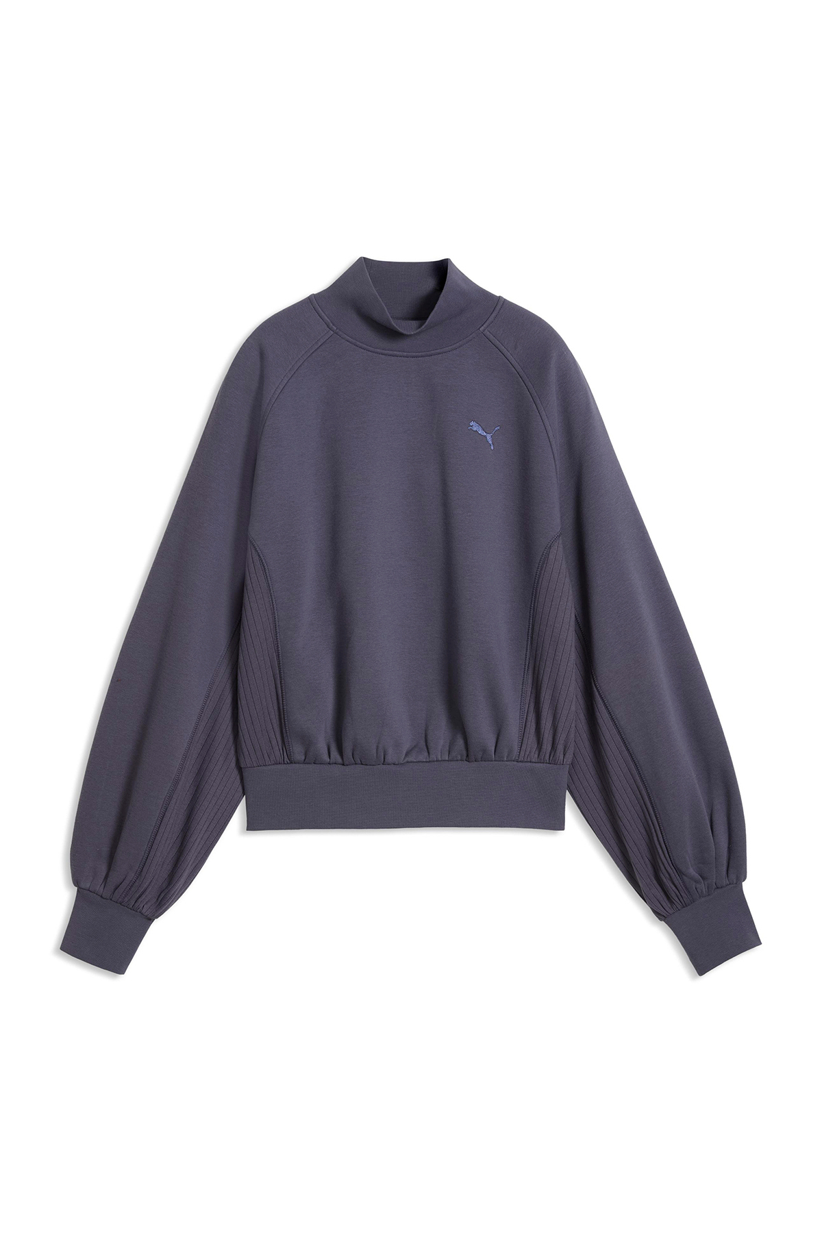 Puma Her Mock Neck Crew Kadın Mor Günlük Stil Sweatshirt 69402935 görsel 4