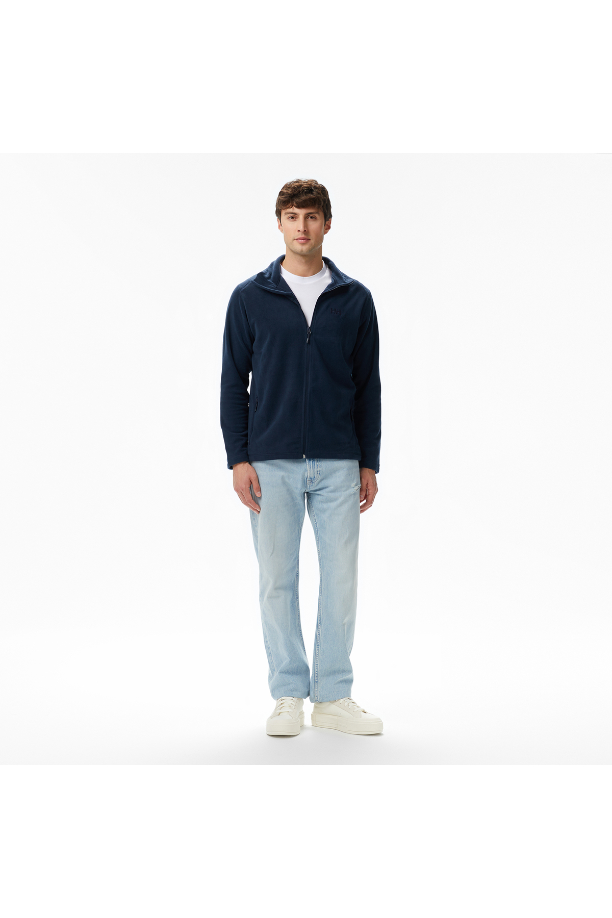 HHA.599 Fullzip Polar Jacket Navy Blue — رنگارنگ HHA.U599 — تصویر 3 از 4