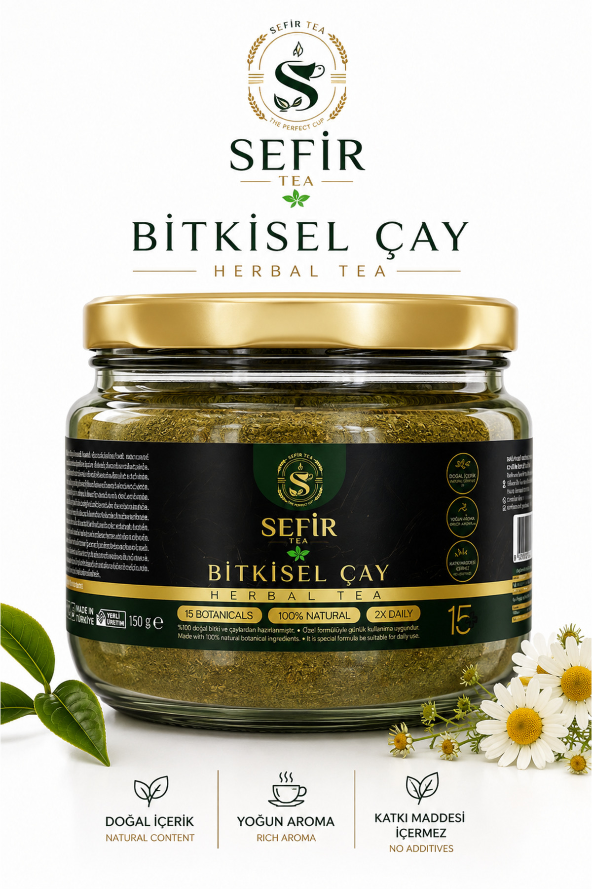 SEFIR COFFEE SEFİR Bitkisel Çay | Premium Karışık Bitki Çayı | Papatya, Hibis...