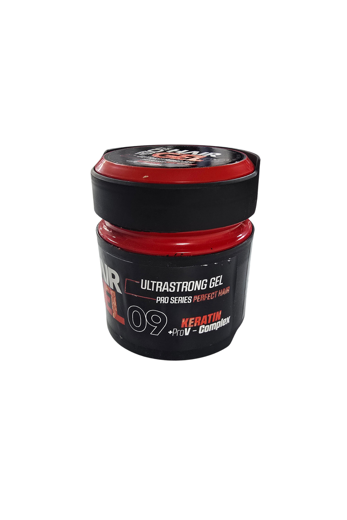 Hair Gel 09 Ultrastrong Saç Jölesi 500 ml - Keratin & ProV Complex Ekstra Güçlü Tutuş 2'li Set — FE0010 — تصویر 3 از 5