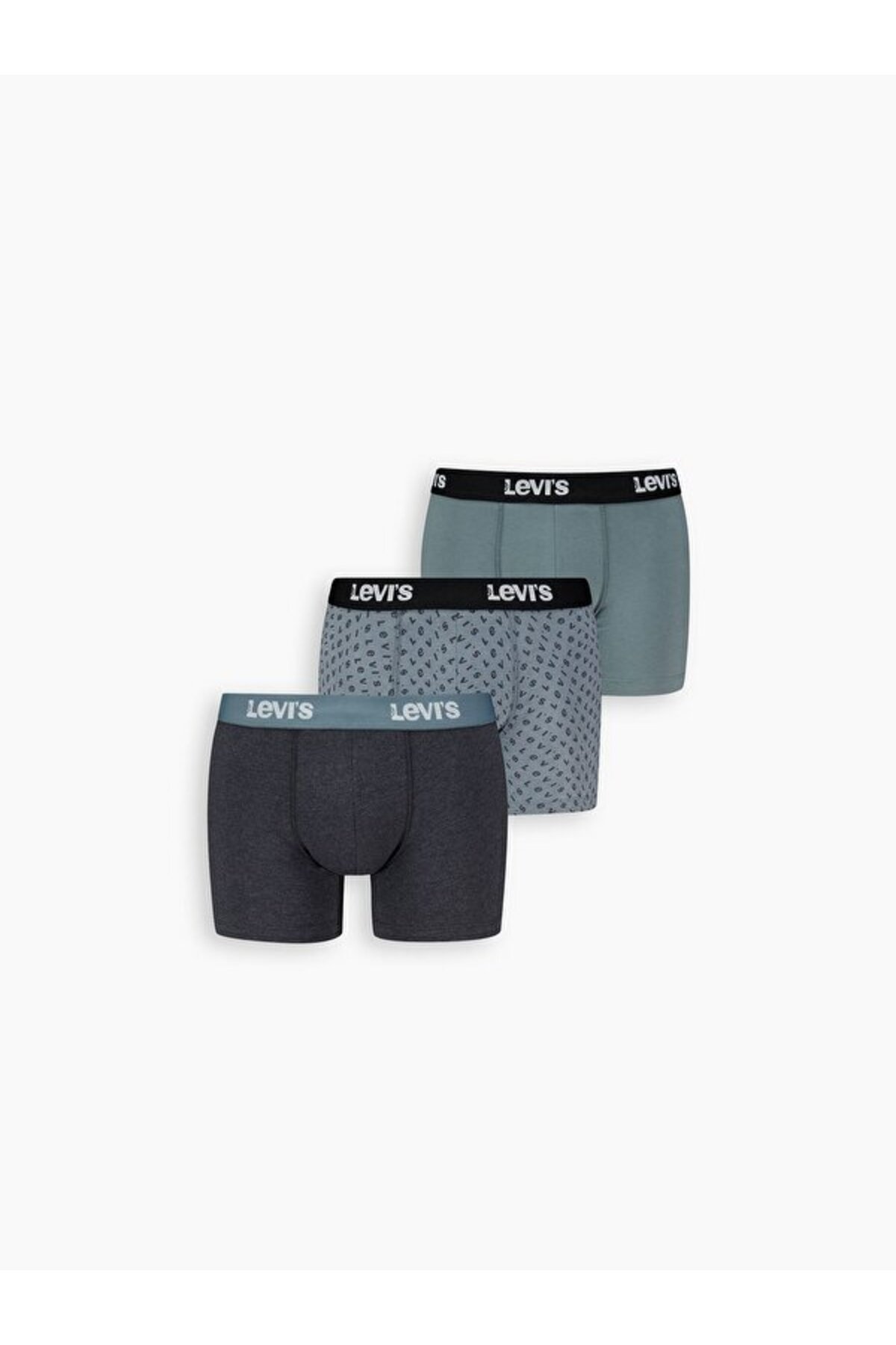 ® بوکسر لوگوی ایتالیک - بسته ۳ عددی لیوایز باکسر Levi's