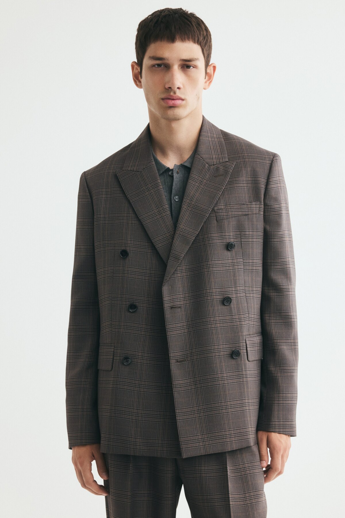 ژاکت دو دکمه سایز معمولی اچ اند ام کت بلیزر H&M