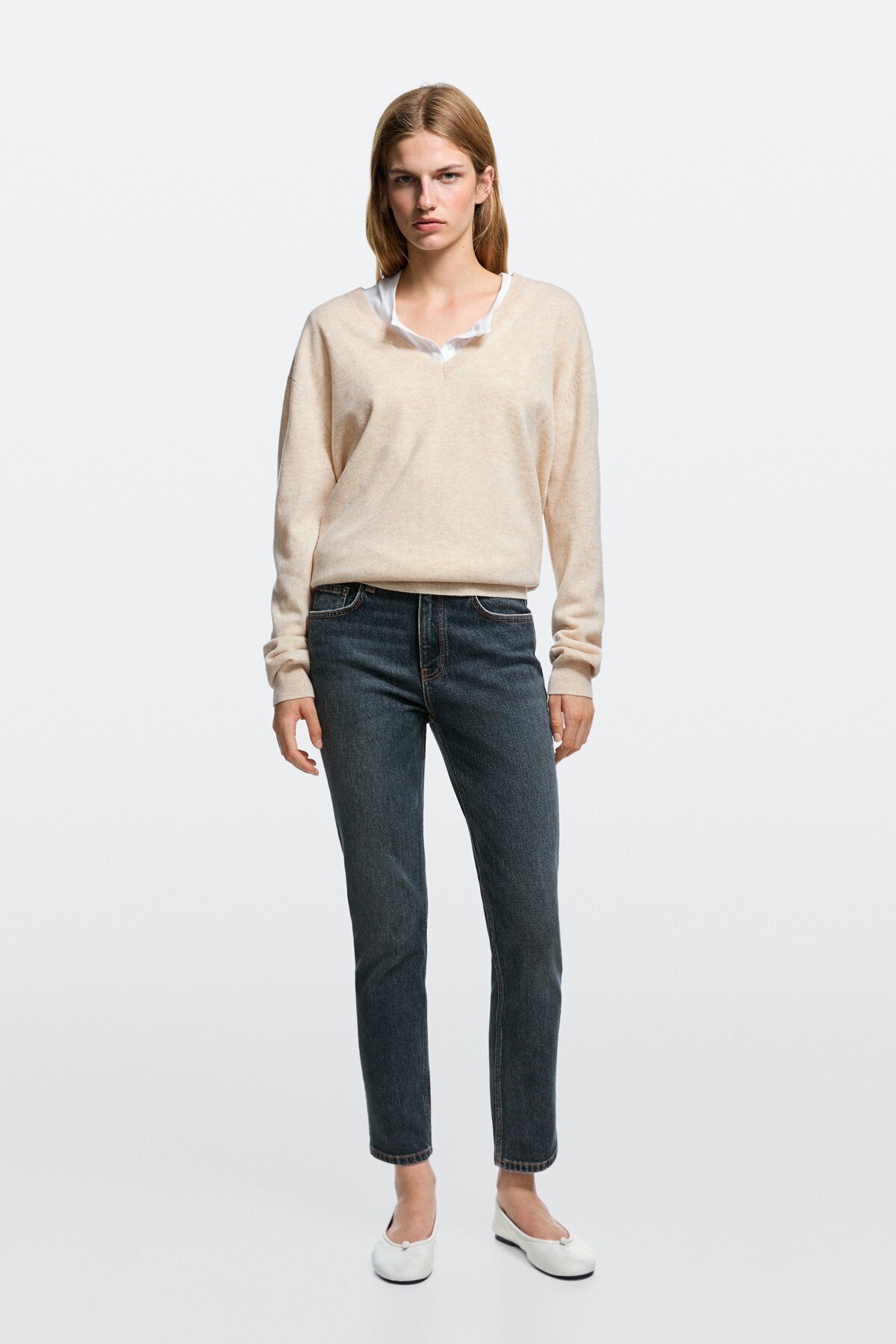 Orta bel crop slim fit jean