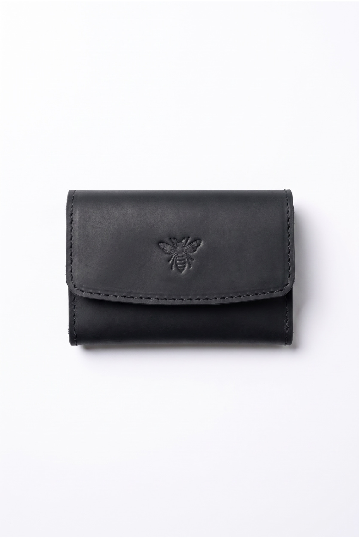 BeeBlack %100 hakiki deri -NOX- Model Çok bölmeli Mıknatıslı Unisex Cüzdan görsel 6