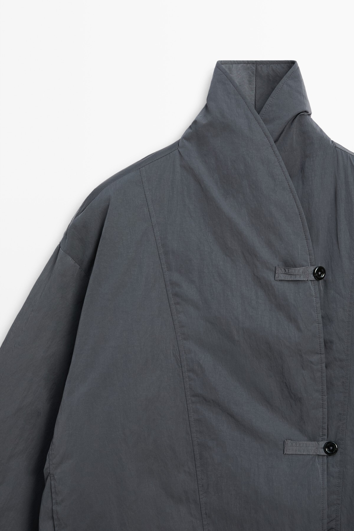 Massimo Dutti Kapitone bomber ceket görsel 6