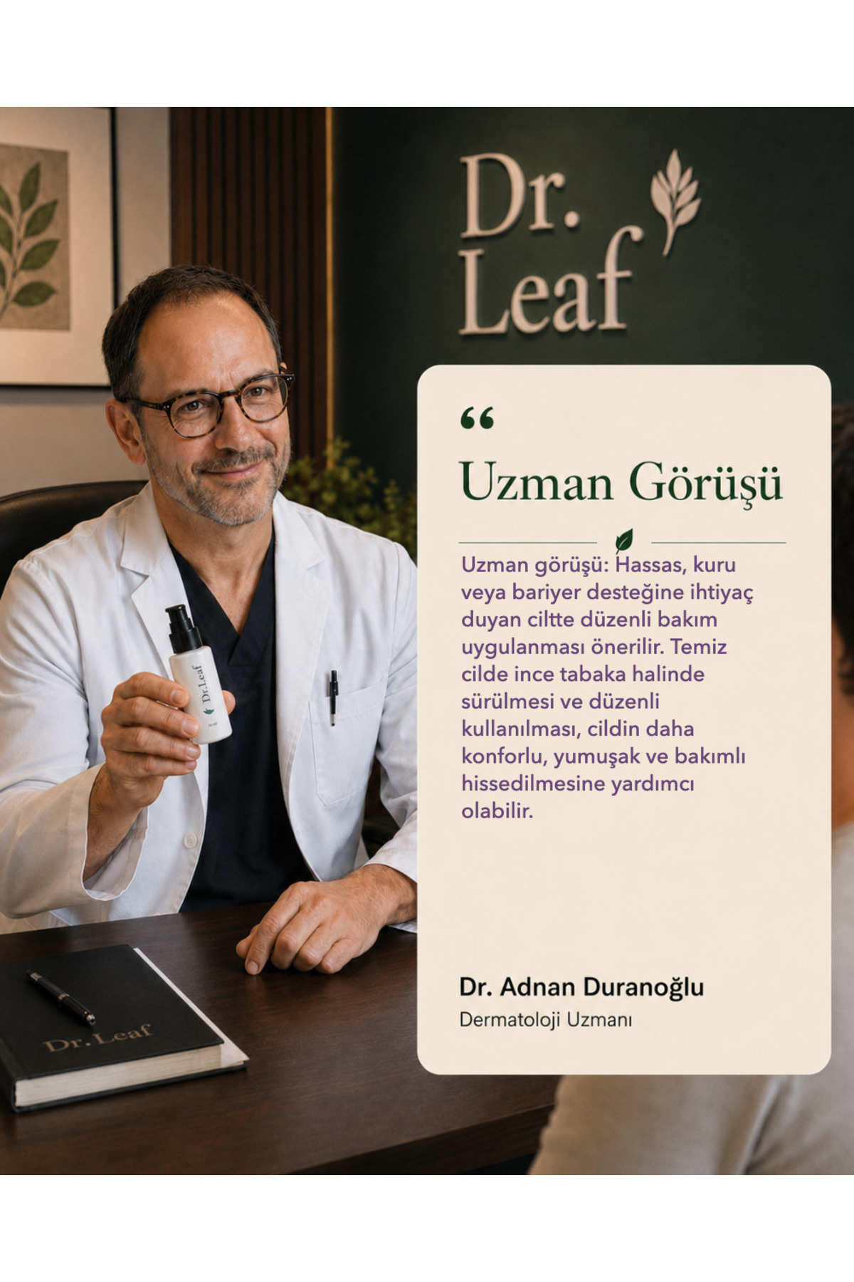 کرم ضد چروک اوره و پانتنول مخصوص پوست مرغی ۵۰ میلی لیتر — DRLEAF-DL_0272 — تصویر 3 از 4