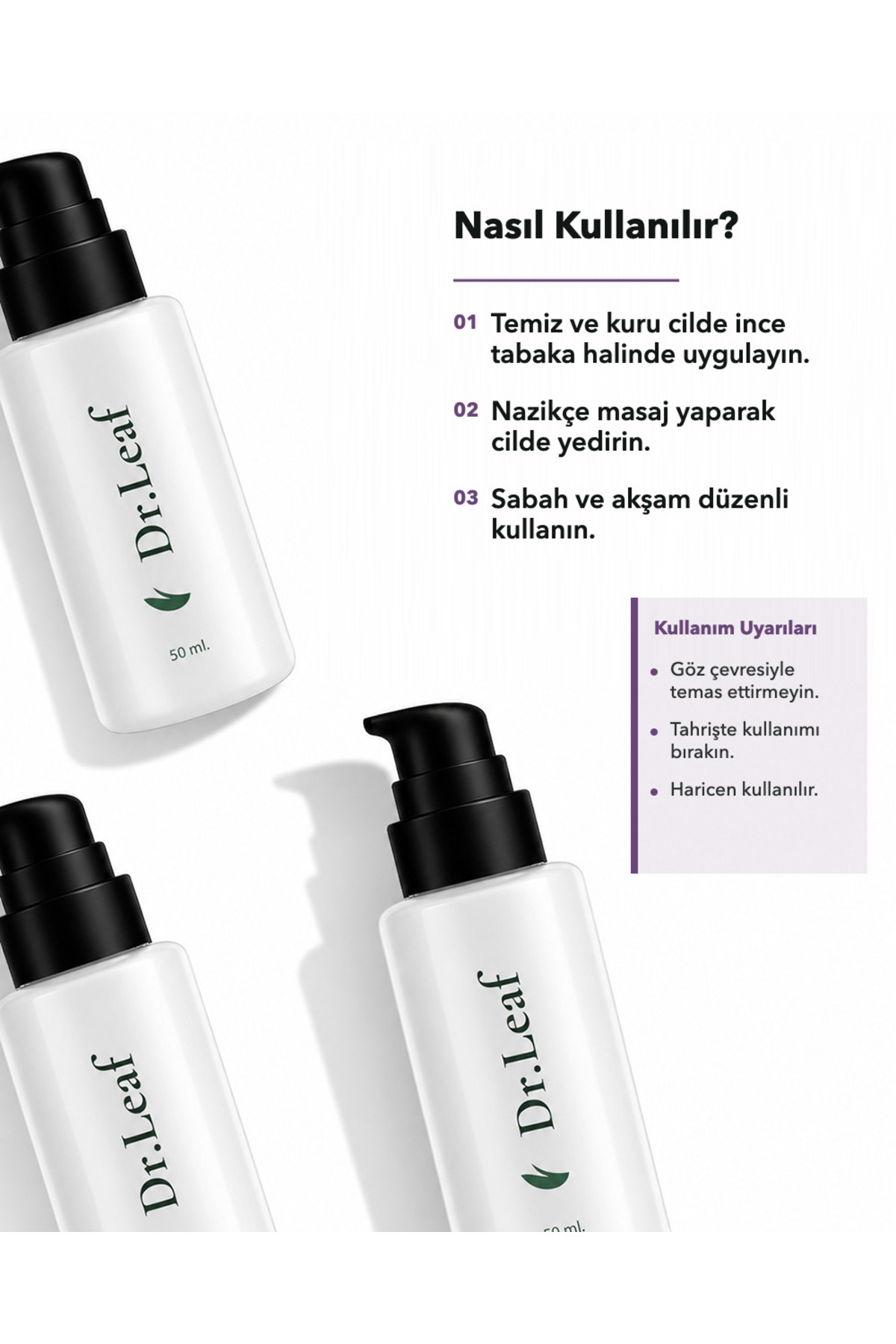 کرم ضد چروک اوره و پانتنول مخصوص پوست مرغی ۵۰ میلی لیتر — DRLEAF-DL_0272 — تصویر 4 از 4