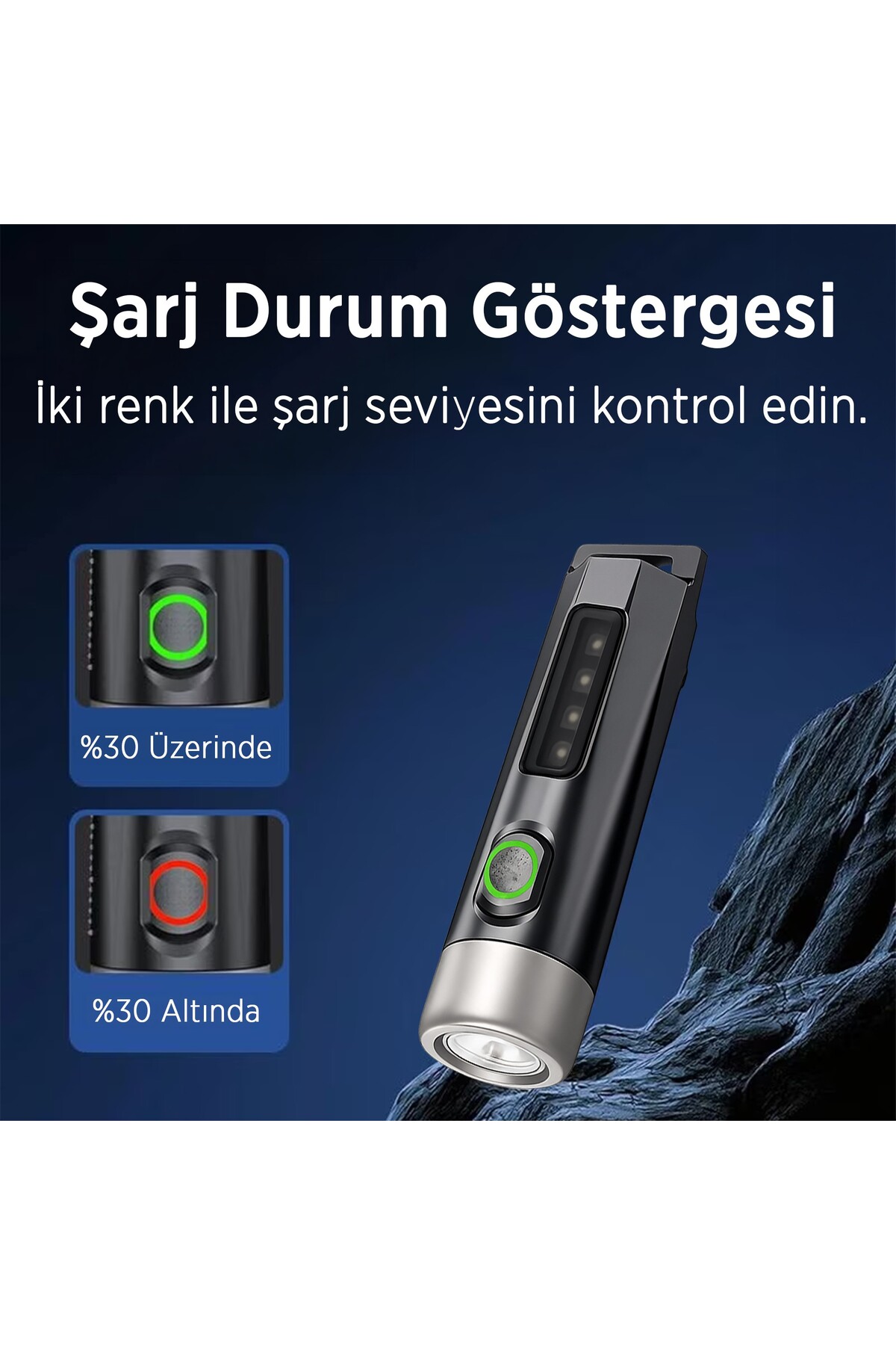 چراغ قوه مینی کمپ با نور UV و 10 حالت SFL1121 100 لومن
