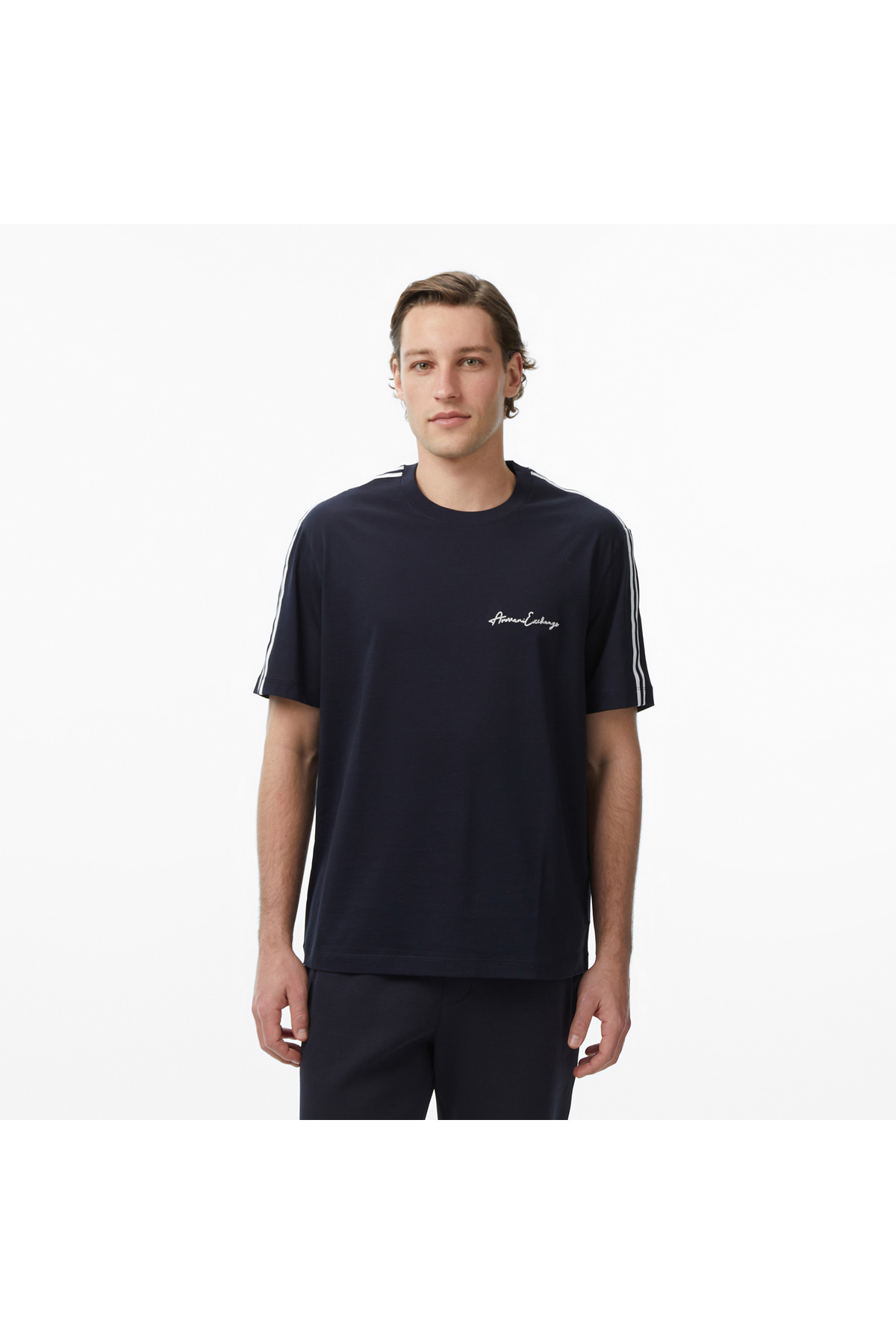 تی‌شرت سرمه‌ای مردانه آرمانی اکسچنج تی شرت Armani Exchange