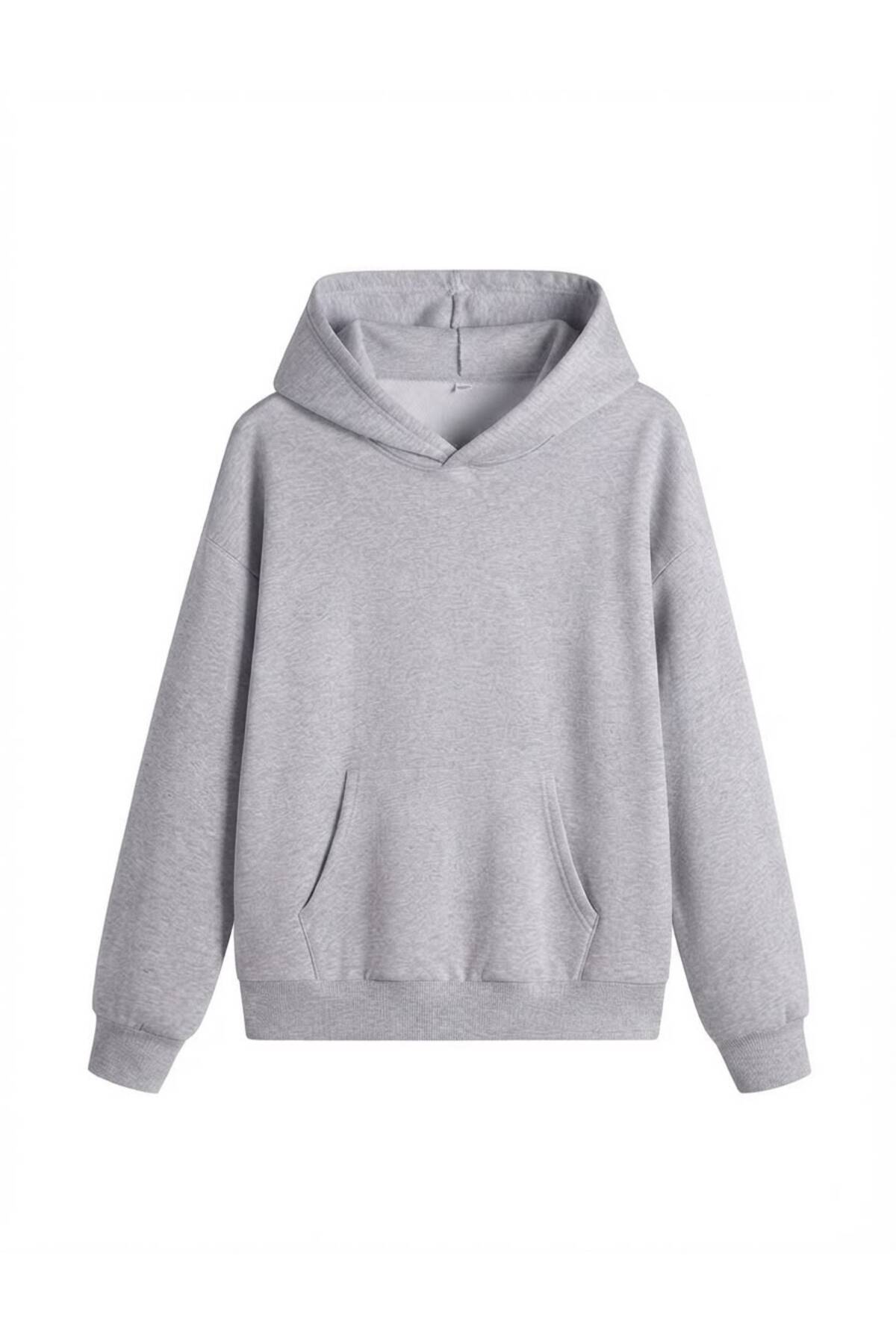LELVANİ KADIN ENEMİES TO LOVERS YAZI BASKILI KAPÜŞONLU SWEATSHIRT görsel 3