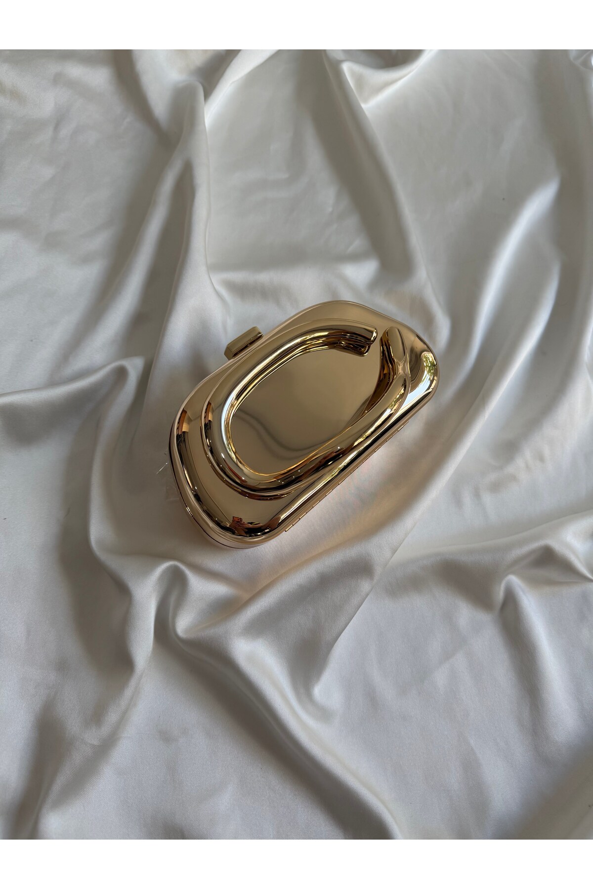 Mia Collection Yeni Babil Abiye Çanta , Düğün Çantası , Nişan Çantası Gold görsel 2