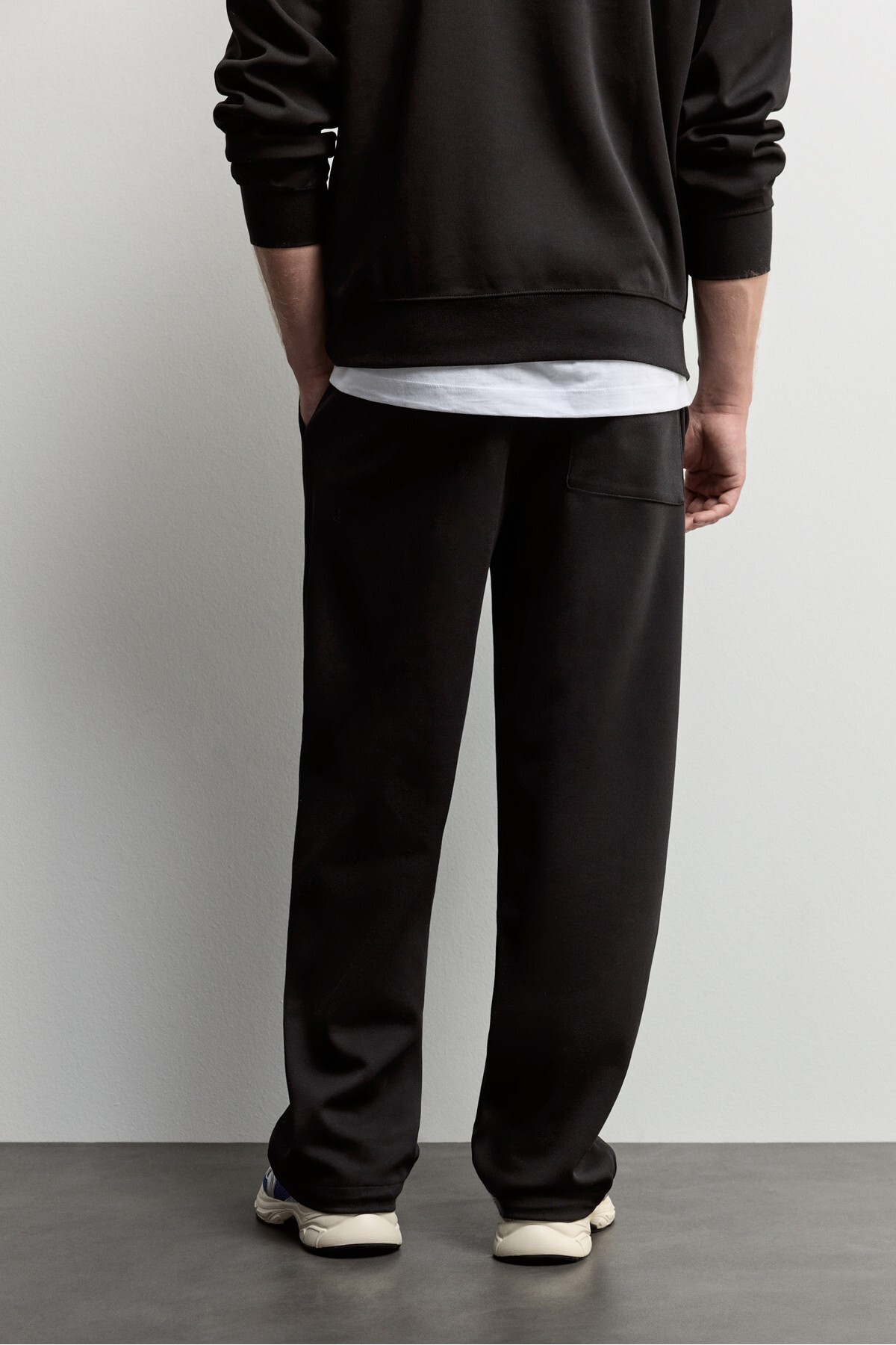 İnterlok baggy jogger pantolon — مشکی G000C747875802 — تصویر 4 از 8