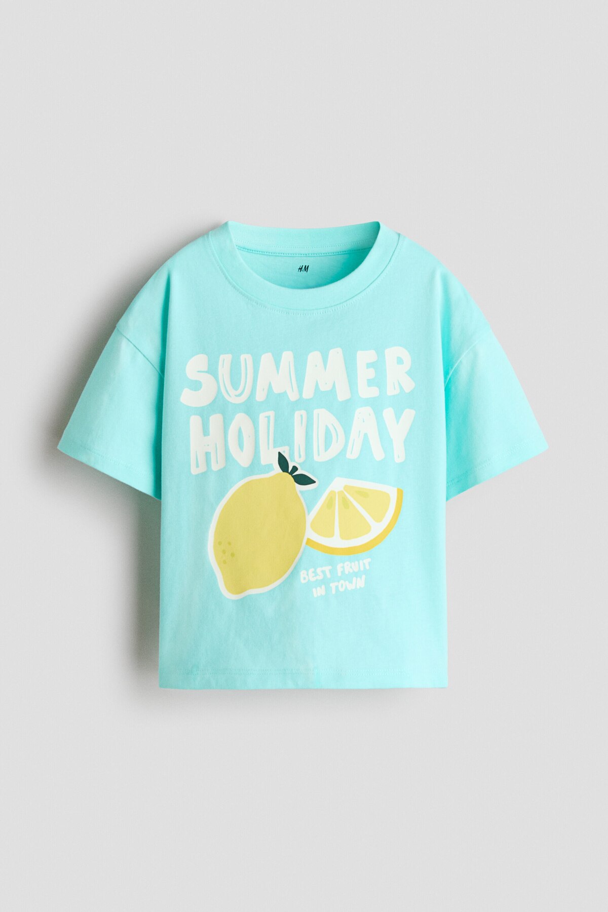 تی‌شرت نخی با طرح چاپی اچ اند ام تی شرت H&M