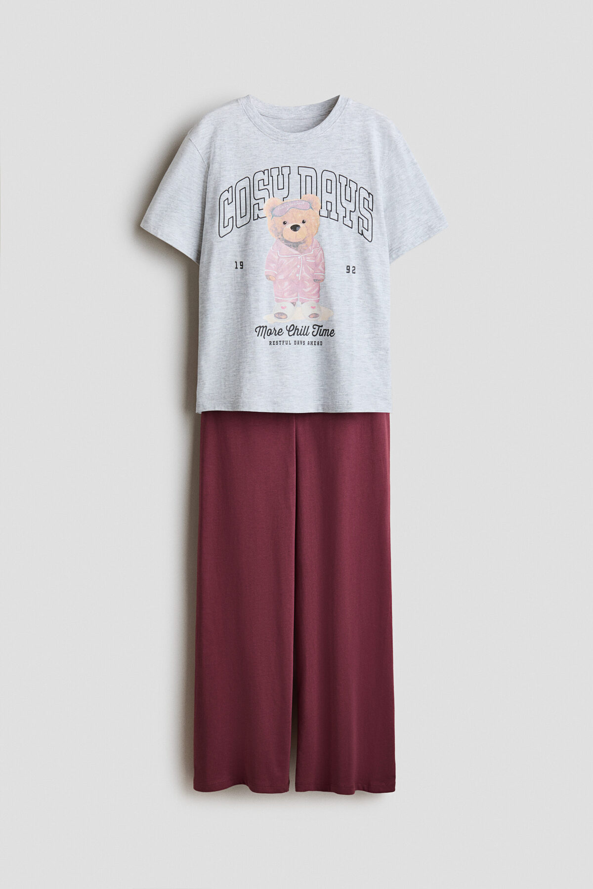 ست لباس خواب پنبه‌ای اچ اند ام ست پیژامه و لباس خواب H&M