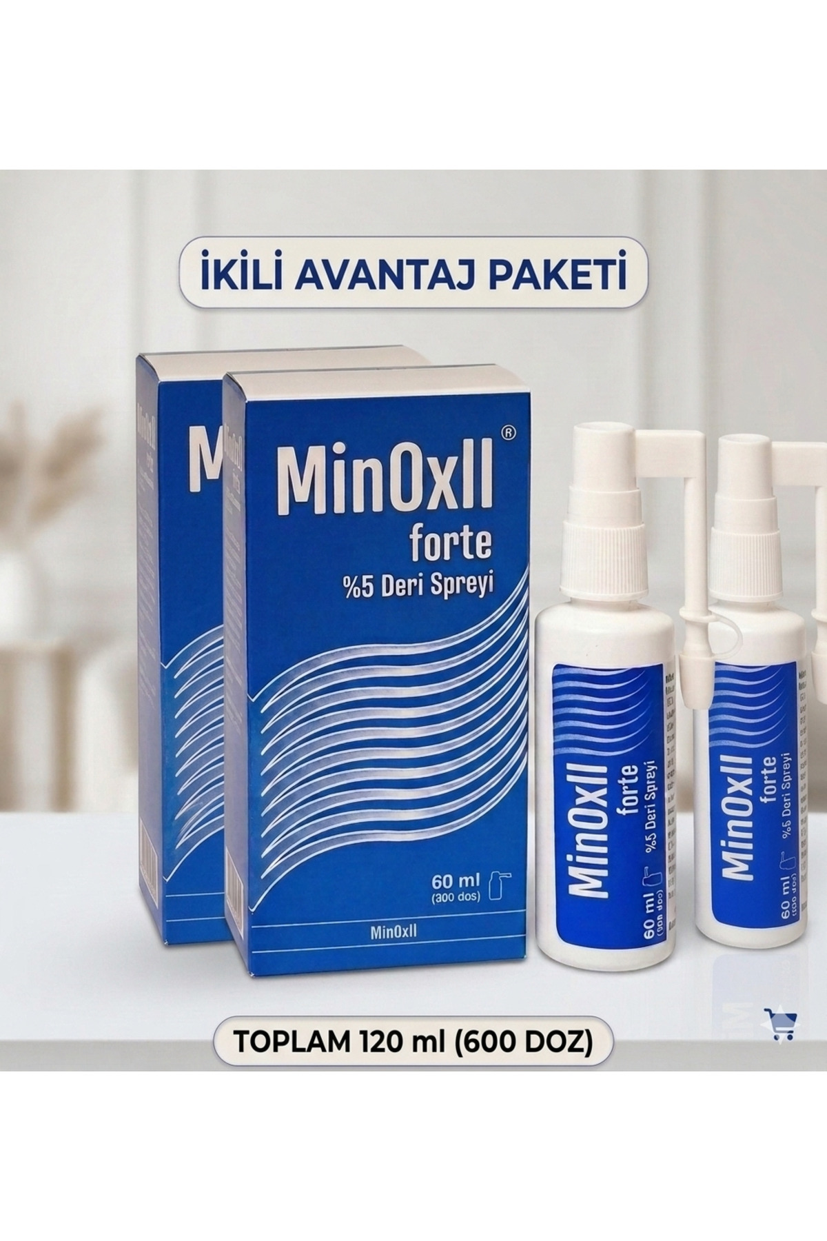 Humanis MlNOXIL Forte %5 Deri Spreyi İkili Paket — 47172713772733