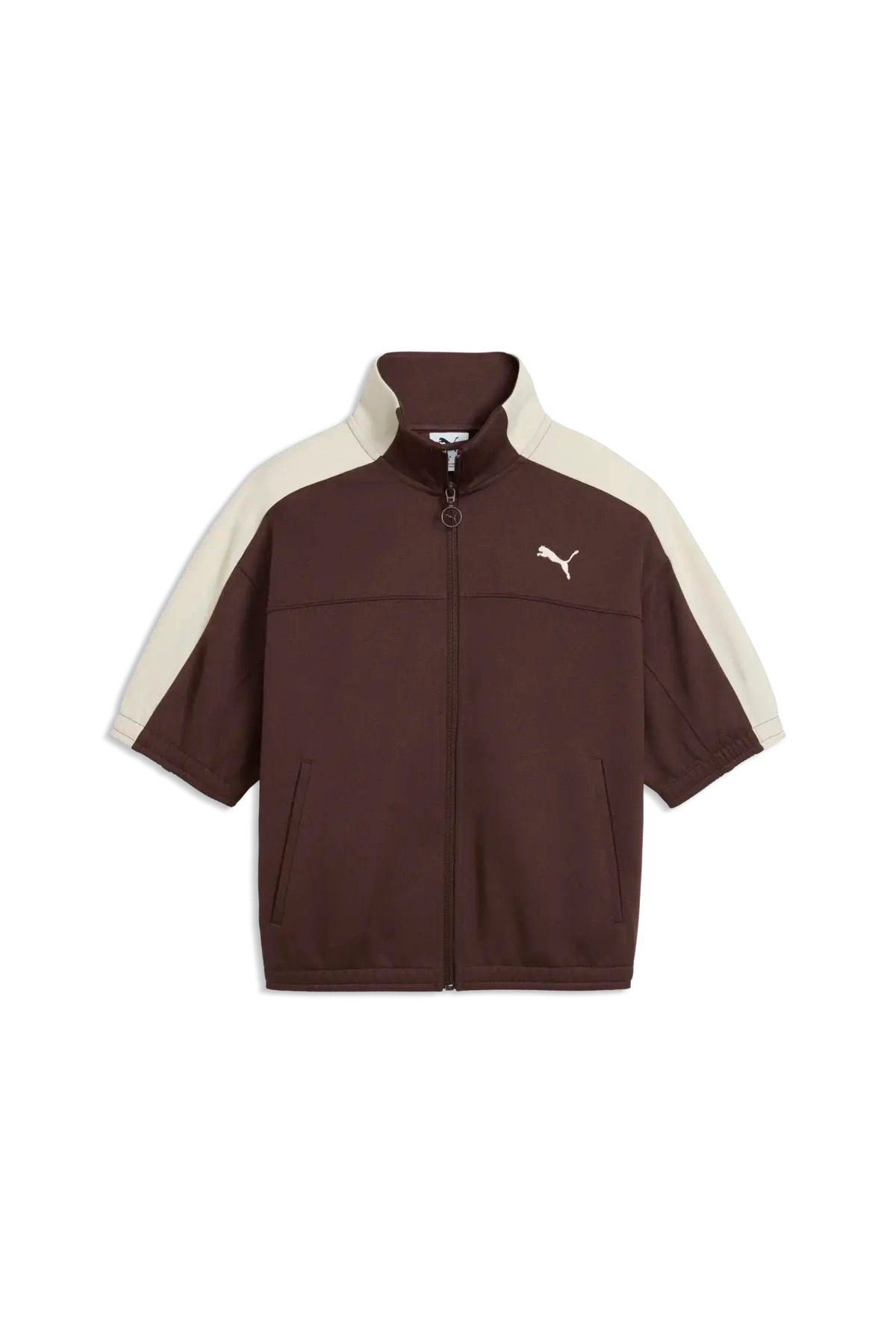 Puma T7 Short Sleeve Jacket Kahverengi Kadın Ceket