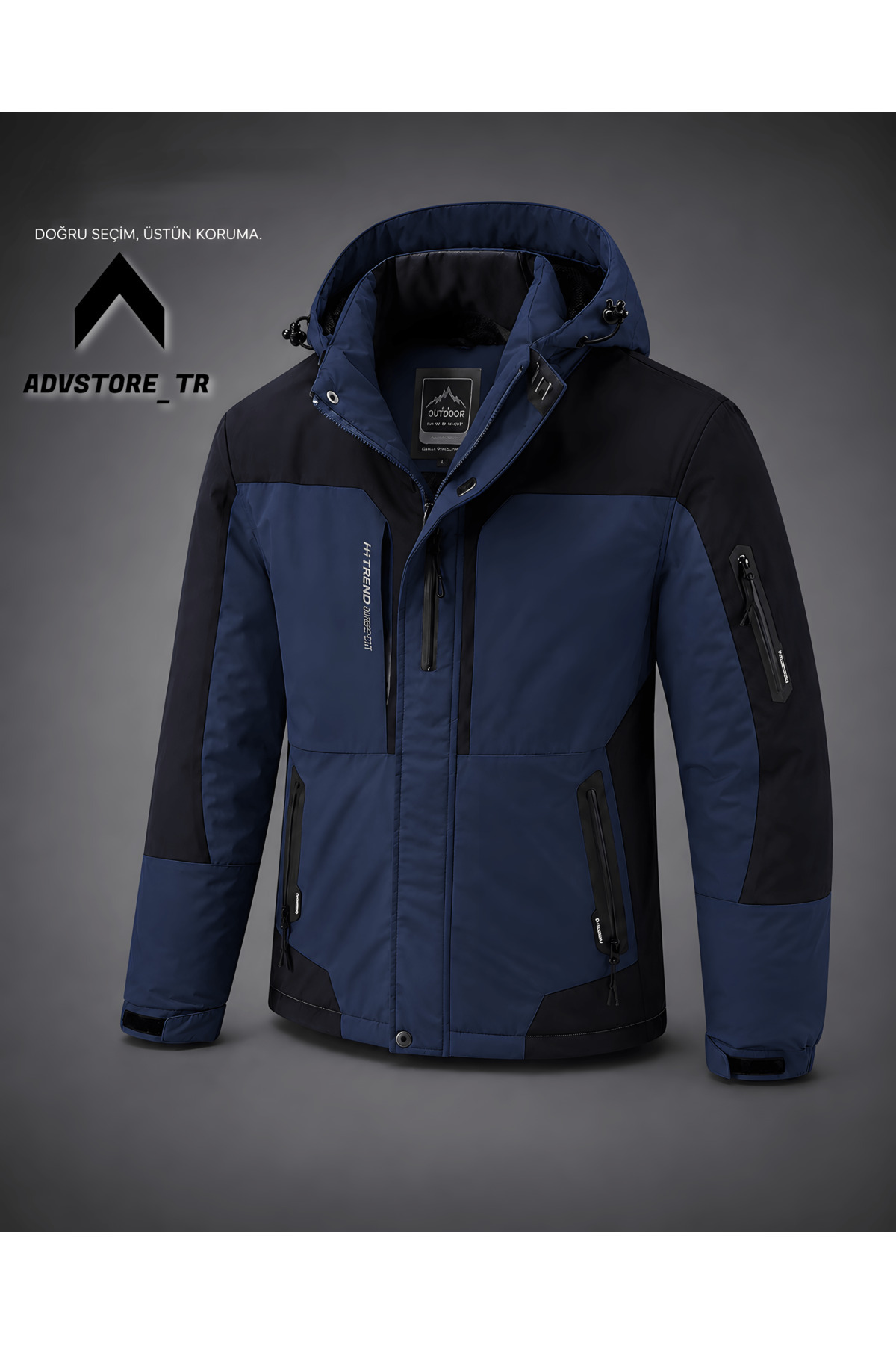 advstore.tr Erkek Termal Kar Mont -30C Kadar Koruma Sağlar Su Geçirmez görsel 4
