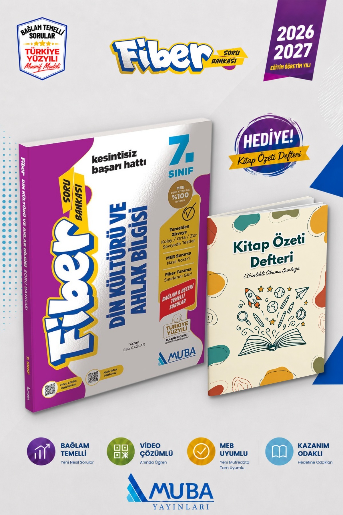 Muba Yayınları 7. sınıf fiber Din Kültürü ve Ahlak Bilgisi Bağlam