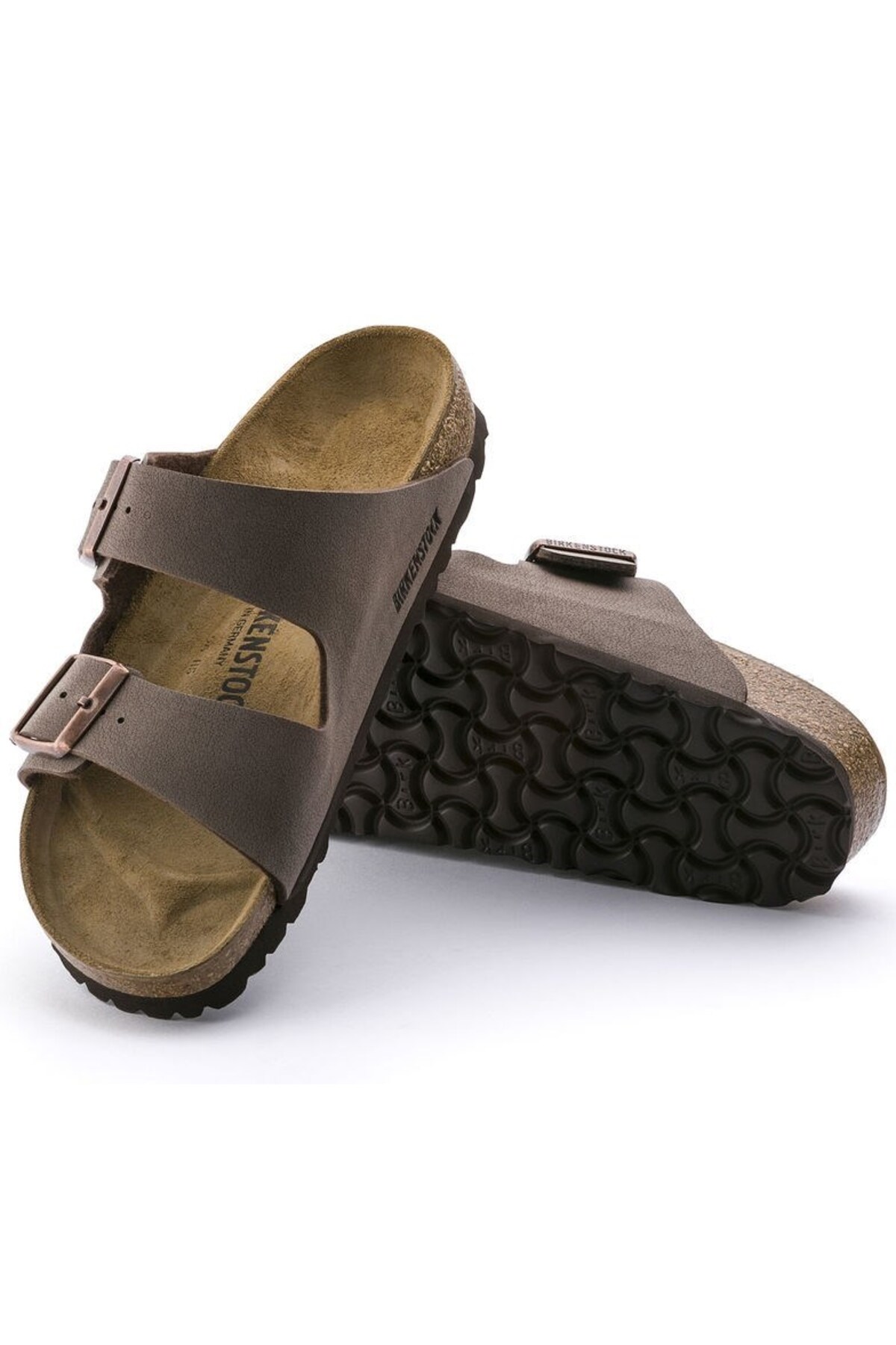 Birkenstock Arizona Nubuk Kahverengi Terlik görsel 2