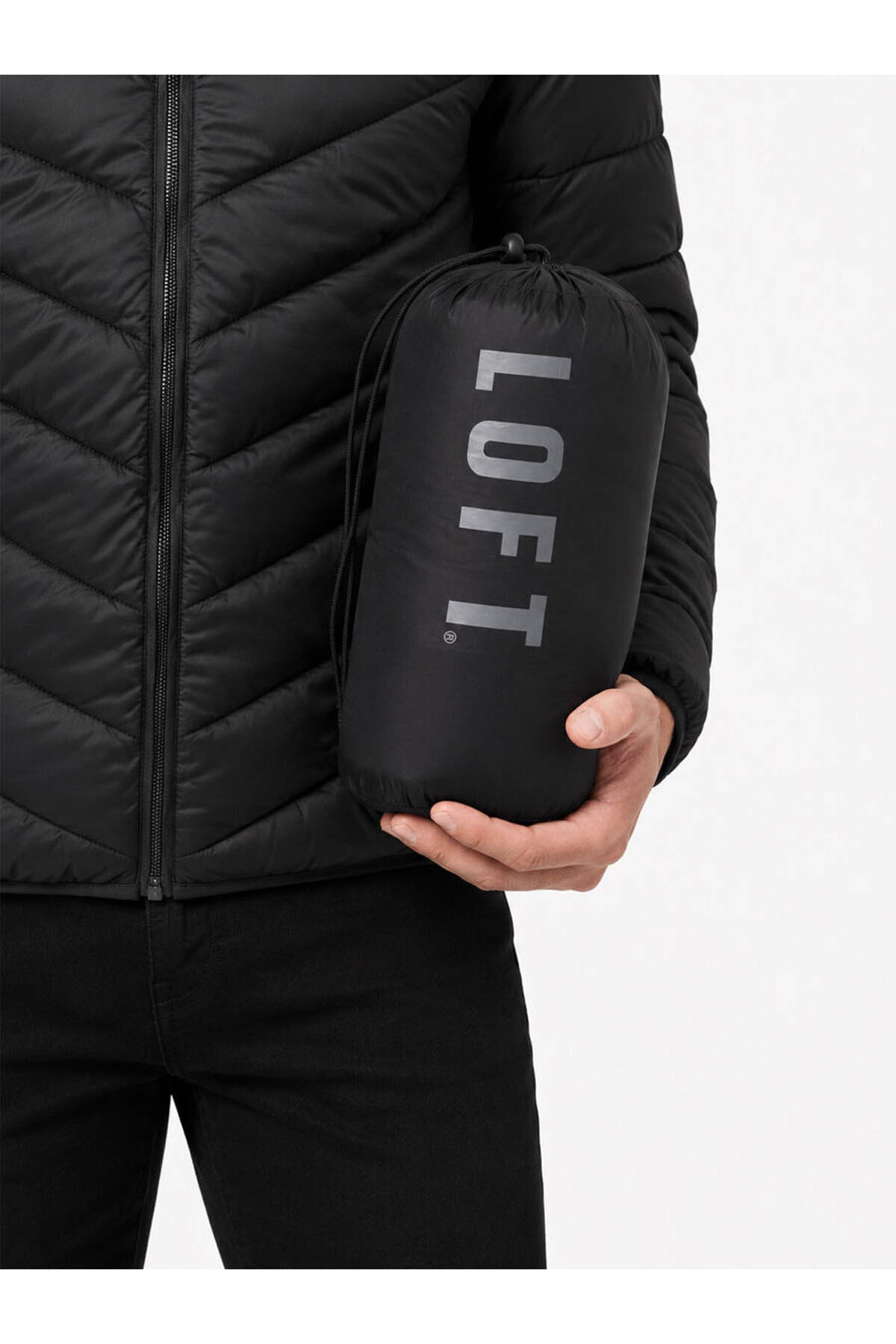 Loft Regular Fit Siyah Erkek Mont LF2043698 görsel 7
