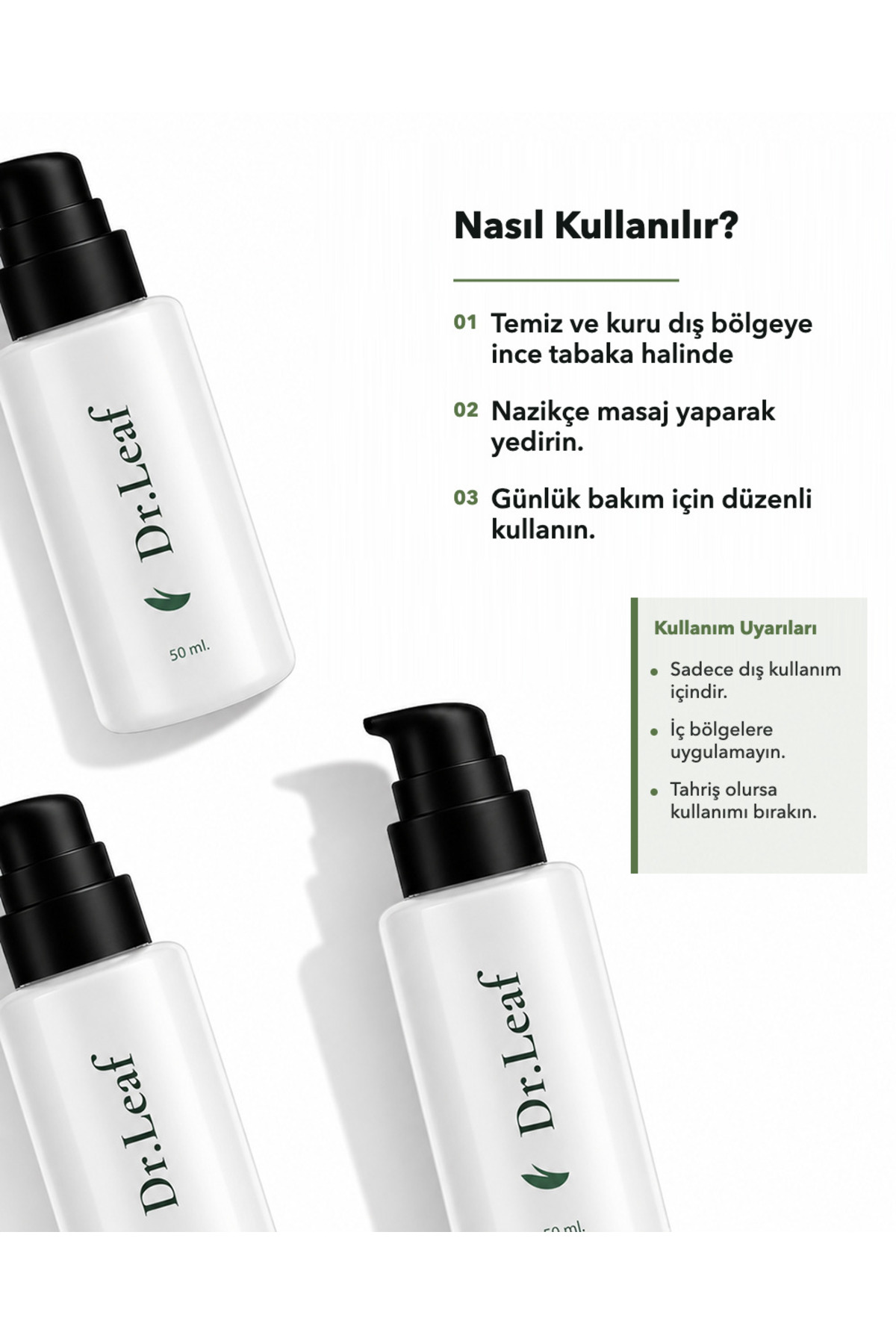 Hassas Bölge için Kasık Mantarı Kremi – Zinc PCA + Panthenol 50 ml — DRLEAF-DL_0662 — تصویر 5 از 5