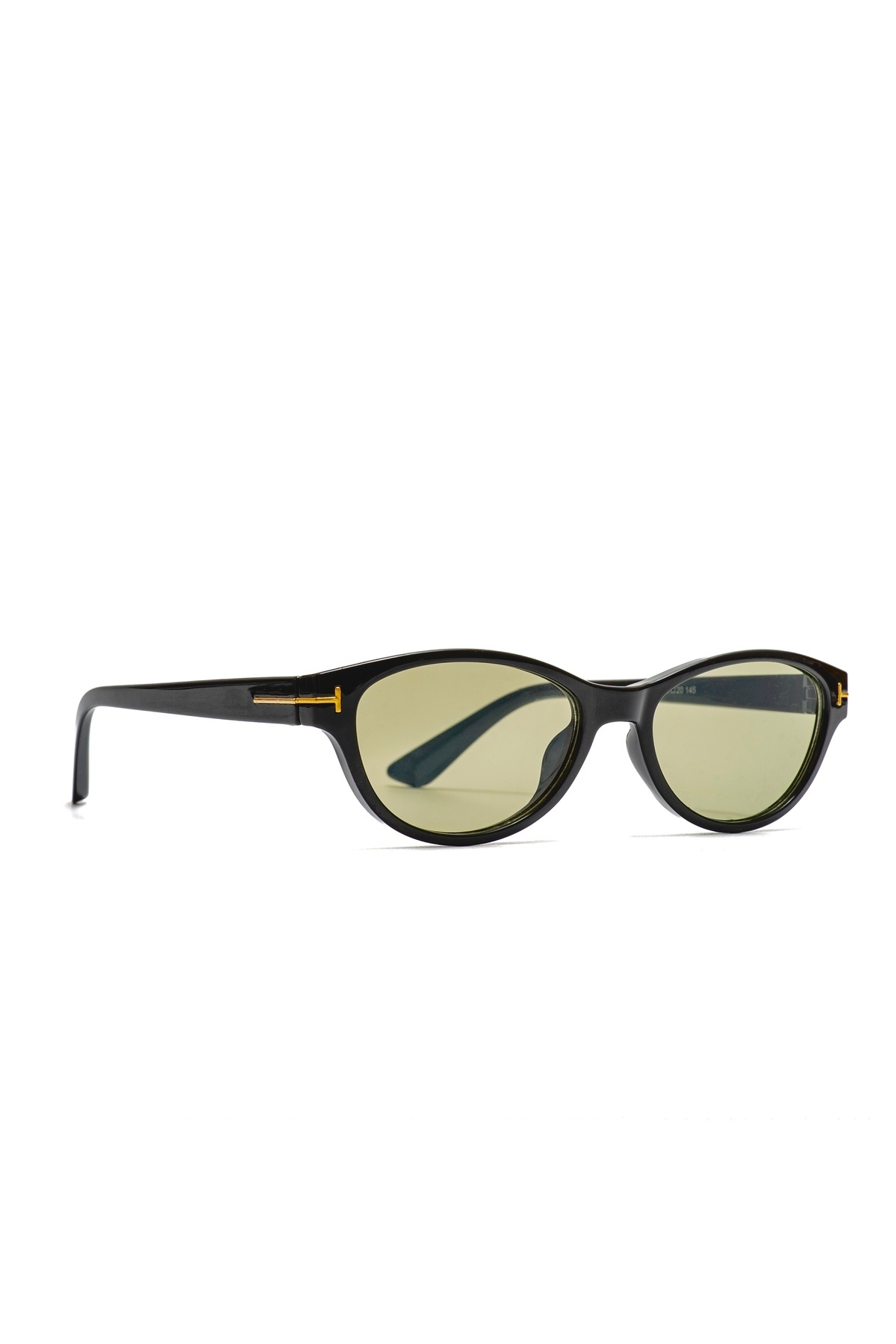 REN EYEWEAR Tessa Kadın Güneş Gözlüğü Oval Kedi Gözü ANTİREFLE cam 50 Ekartman Gold Detaylı YENİ Sezon görsel 6