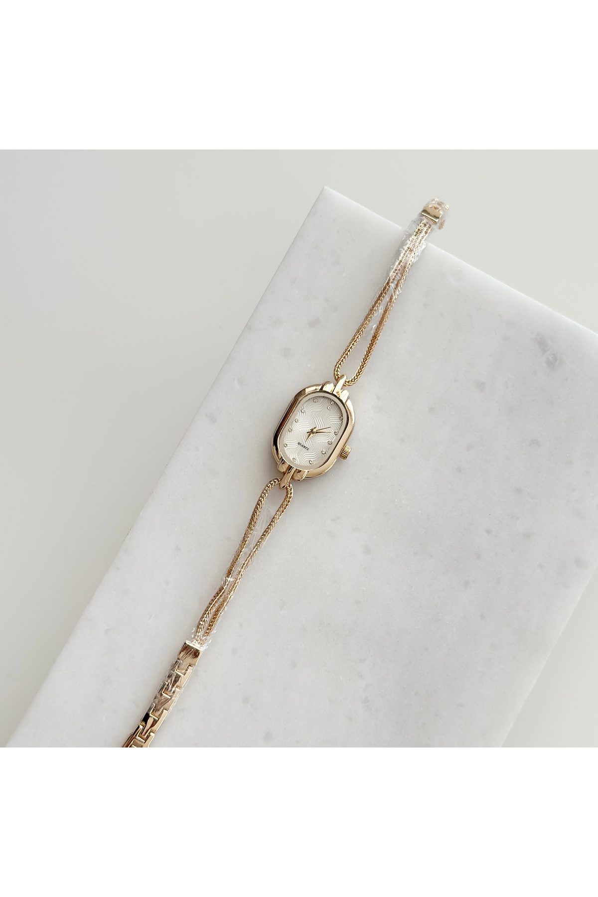 Vesce Atelier Celle Gold Saat Beyaz