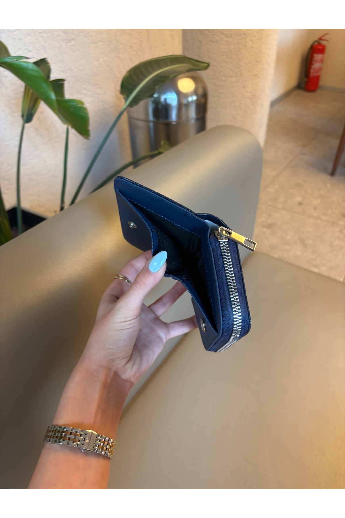 Grsbags Lacivert Kadın Kartlık Ve Cüzdan görsel 4
